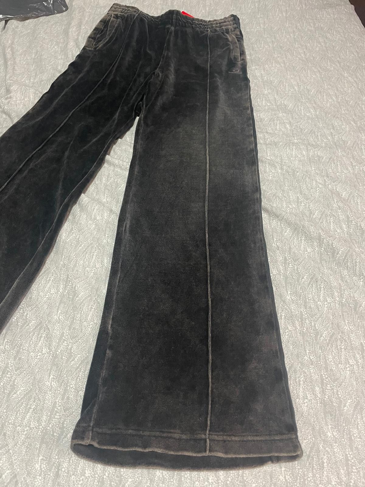 Diesel Diesel OZAMP Black Velour Track Pants – NWT (Size M) Size US 32 / EU 48 - 3 Thumbnail