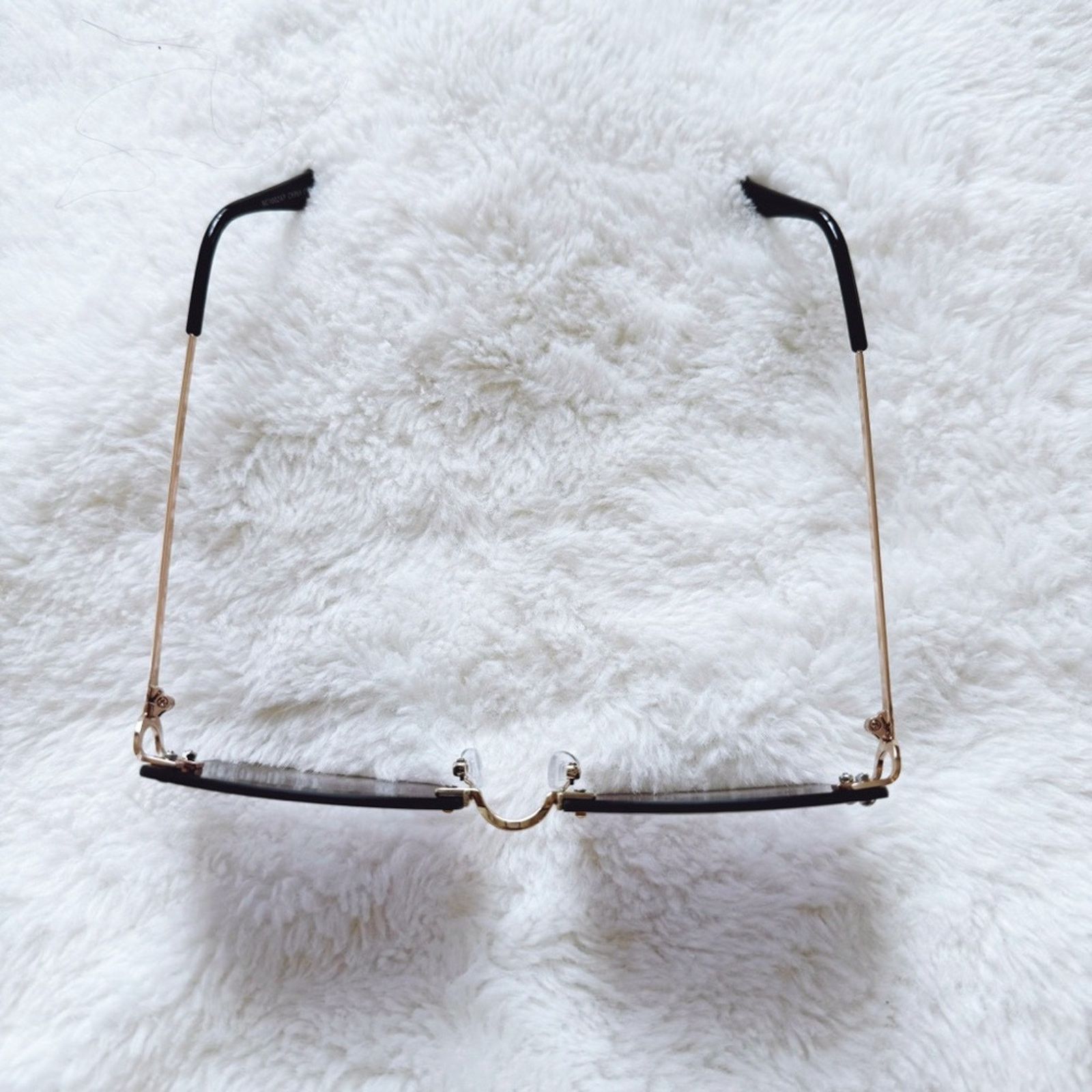 Other Laurel Clear Black Rimless Sleek Sunglasses Size ONE SIZE - 4 Thumbnail