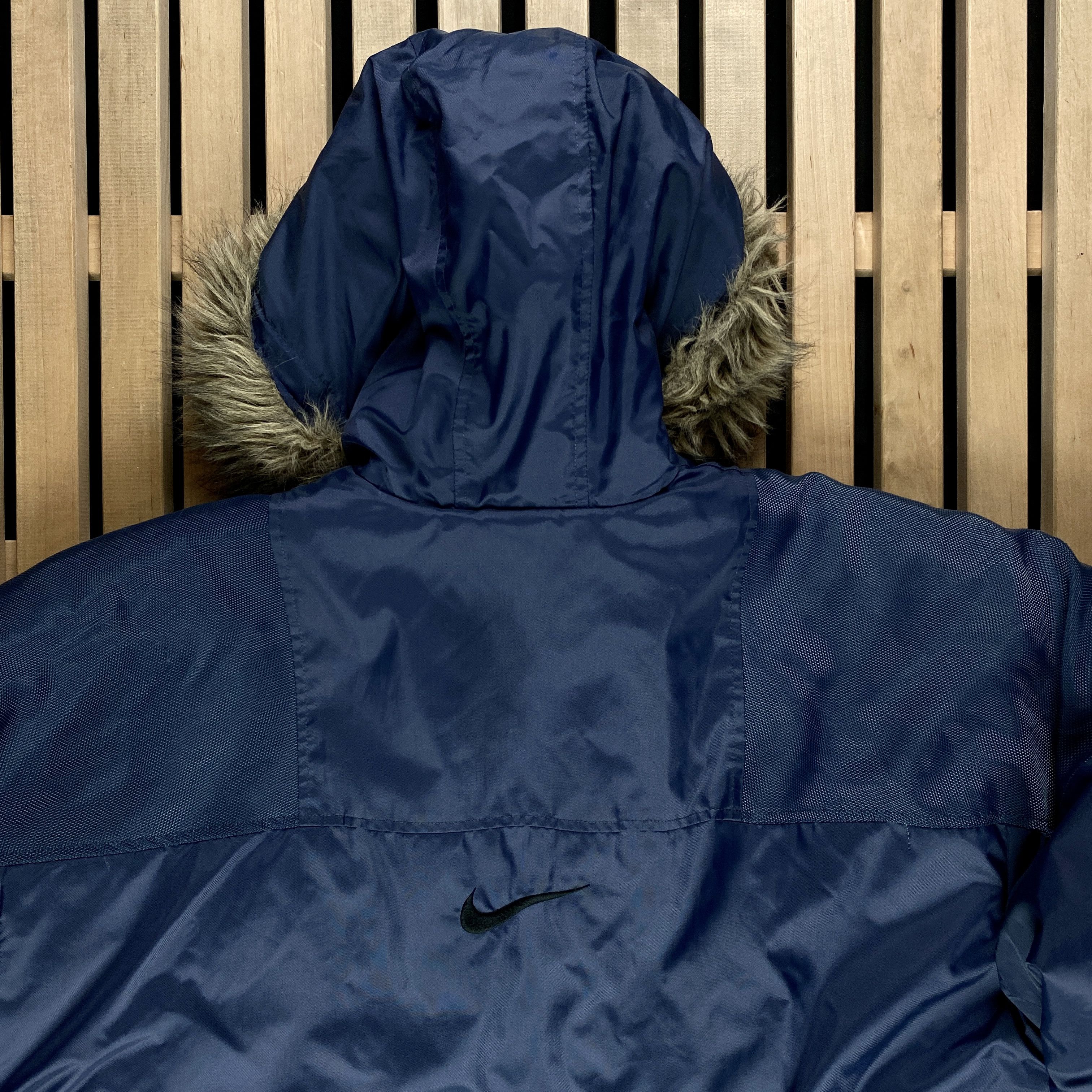 Nike × Vintage Men’s Parka Jacket Nike Vintage Size L Blue Size US L / EU 52-54 / 3 - 5 Thumbnail