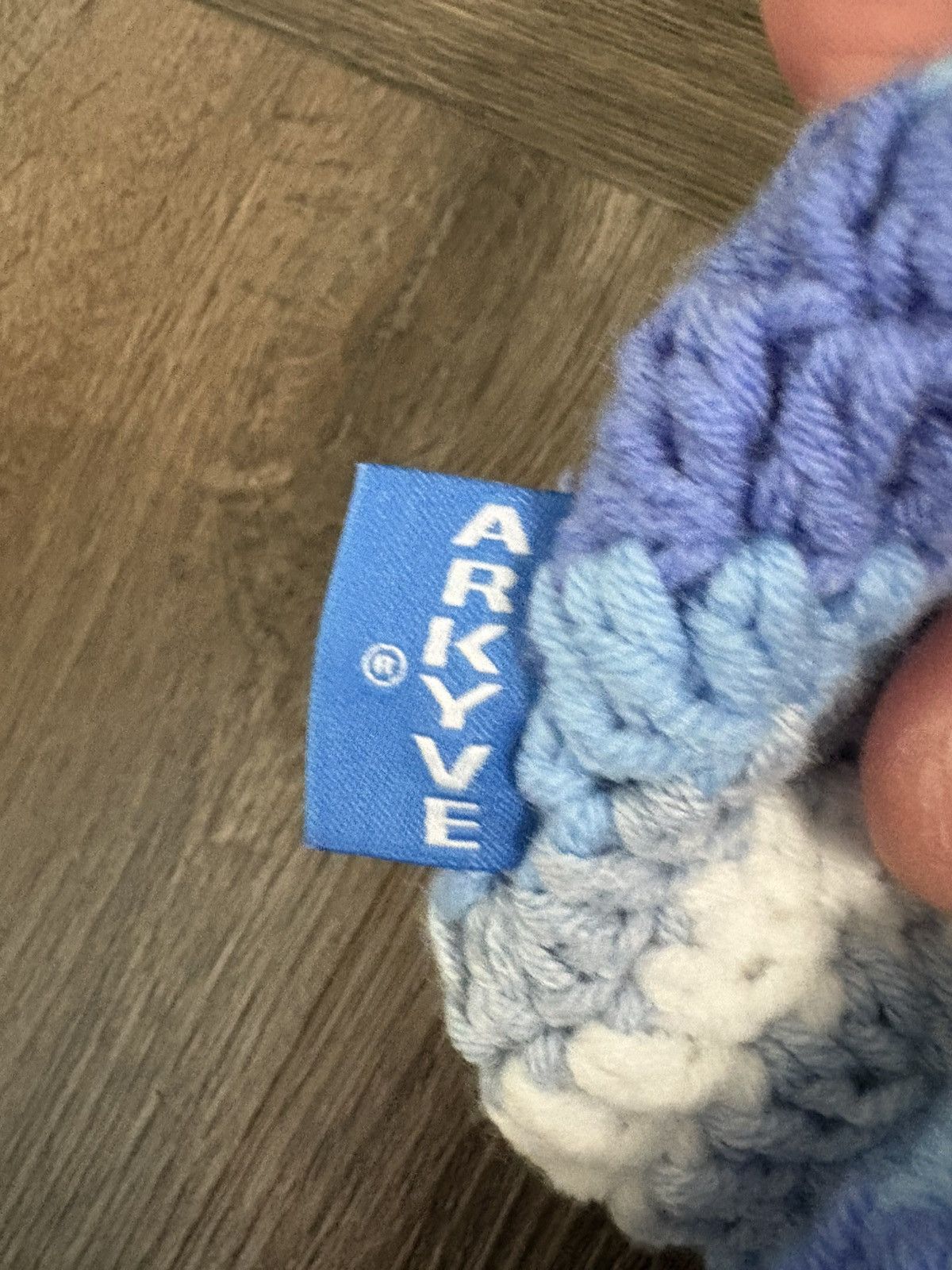 Japanese Brand Arkyve Oversized Beanie - Blue Size ONE SIZE - 2 Thumbnail