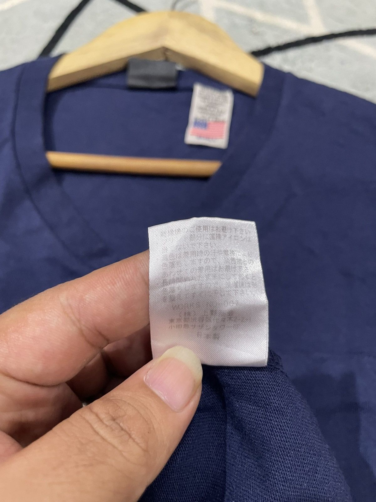 Schott × Vintage Vintage Schott Bros New York City V-Neck Pocket Tee Size US S / EU 44-46 / 1 - 10 Thumbnail