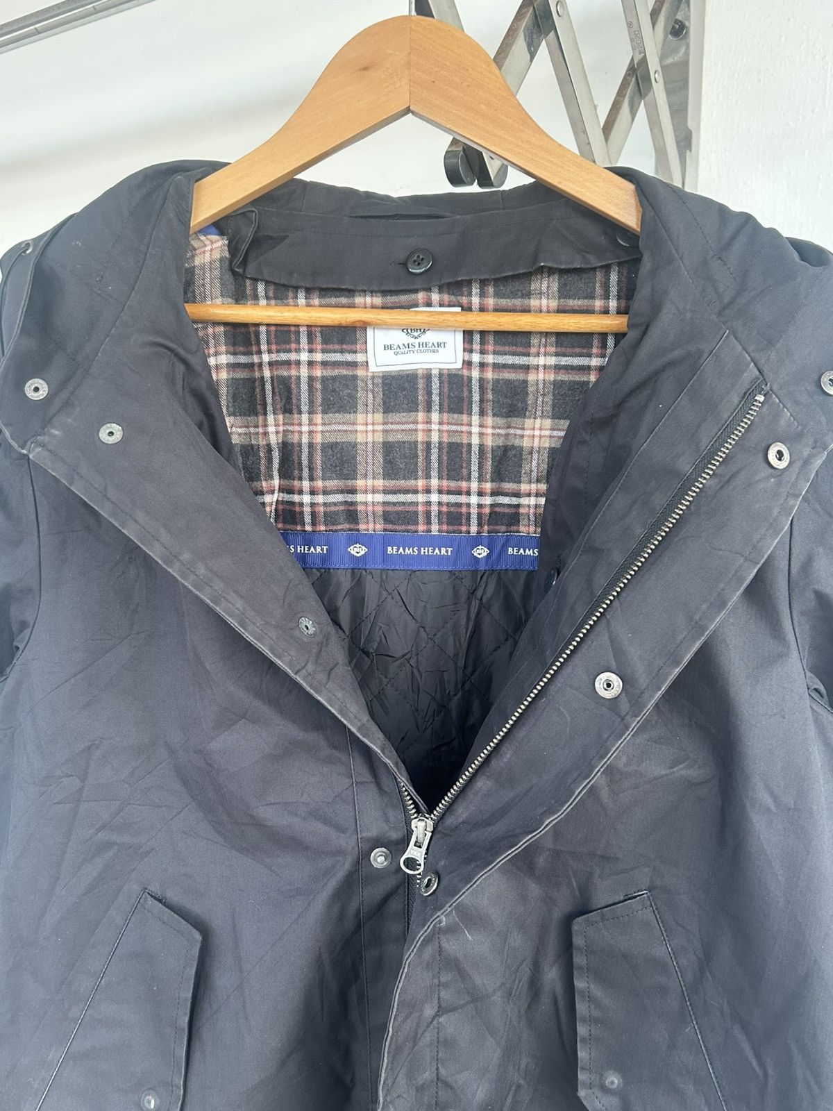 Beams Japan Beams Heart Parka Black Vintage Size US L / EU 52-54 / 3 - 5 Thumbnail