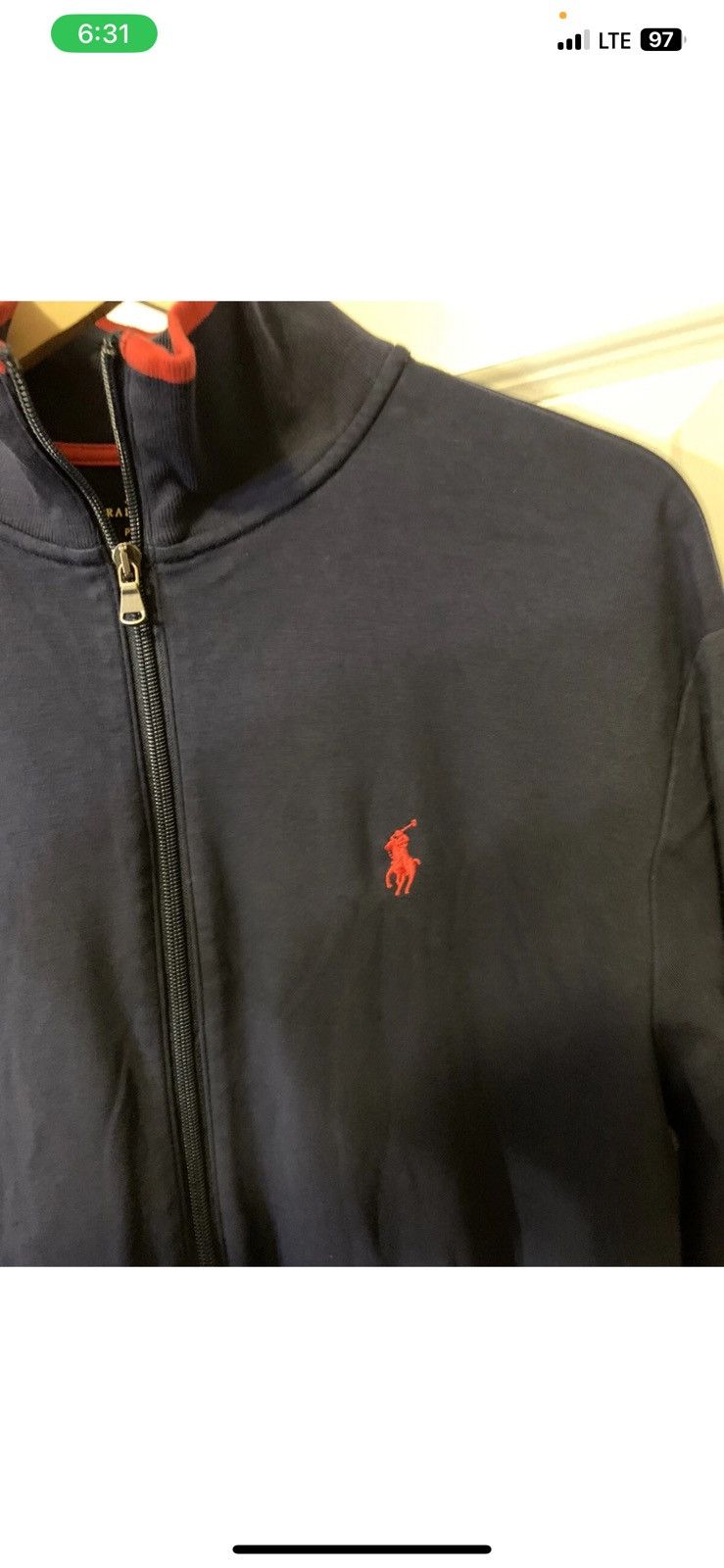 Polo Ralph Lauren Polo Ralph Lauren Mens Sz M Sport Performance Jacket Blue Size US M / EU 48-50 / 2 - 5 Thumbnail