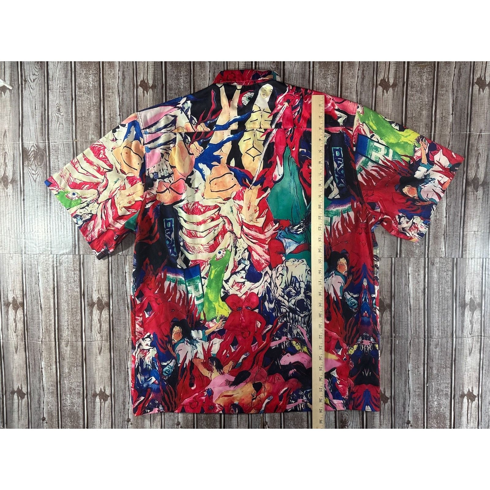 Wacko Maria Wacko Maria Guilty parties 19ss Hell Painting Hawaiian Shirt Size US XL / EU 56 / 4 - 8 Thumbnail