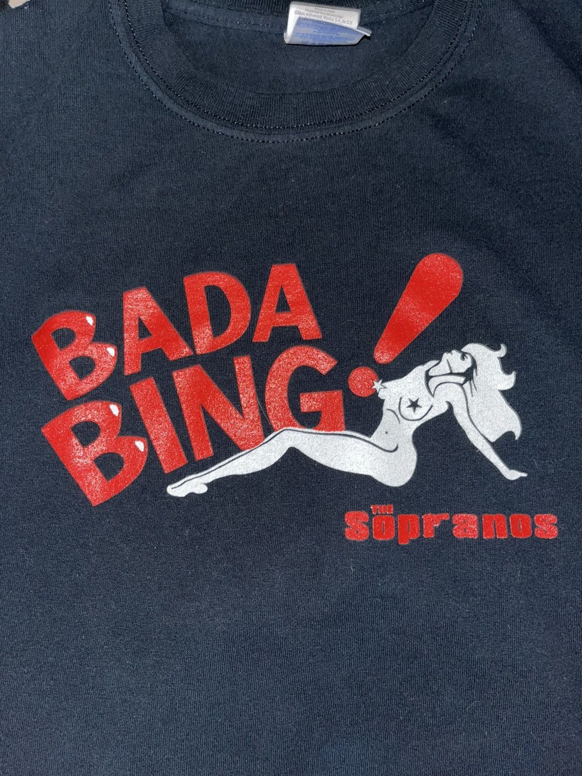 Other Crazy Y2K Faded Thrashed ERD The Sopranos TV Show Promo Tee Size US XXL / EU 58 / 5 - 2 Thumbnail