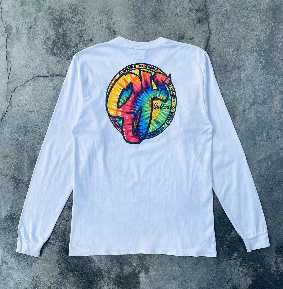 Vintage Vintage OJ Wheels Skateboard Long Sleeve Distressed Size US M / EU 48-50 / 2 - 2 Thumbnail