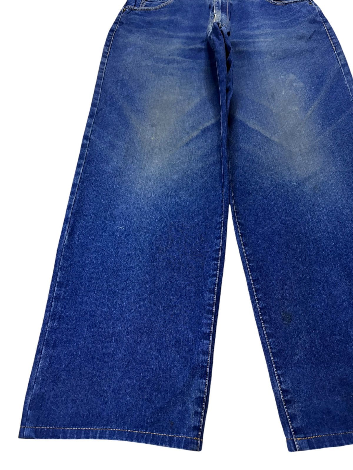 Japanese Brand Vintage Japanese Brand Mud Wash Distressed Baggy Jeans Size US 33 - 6 Thumbnail