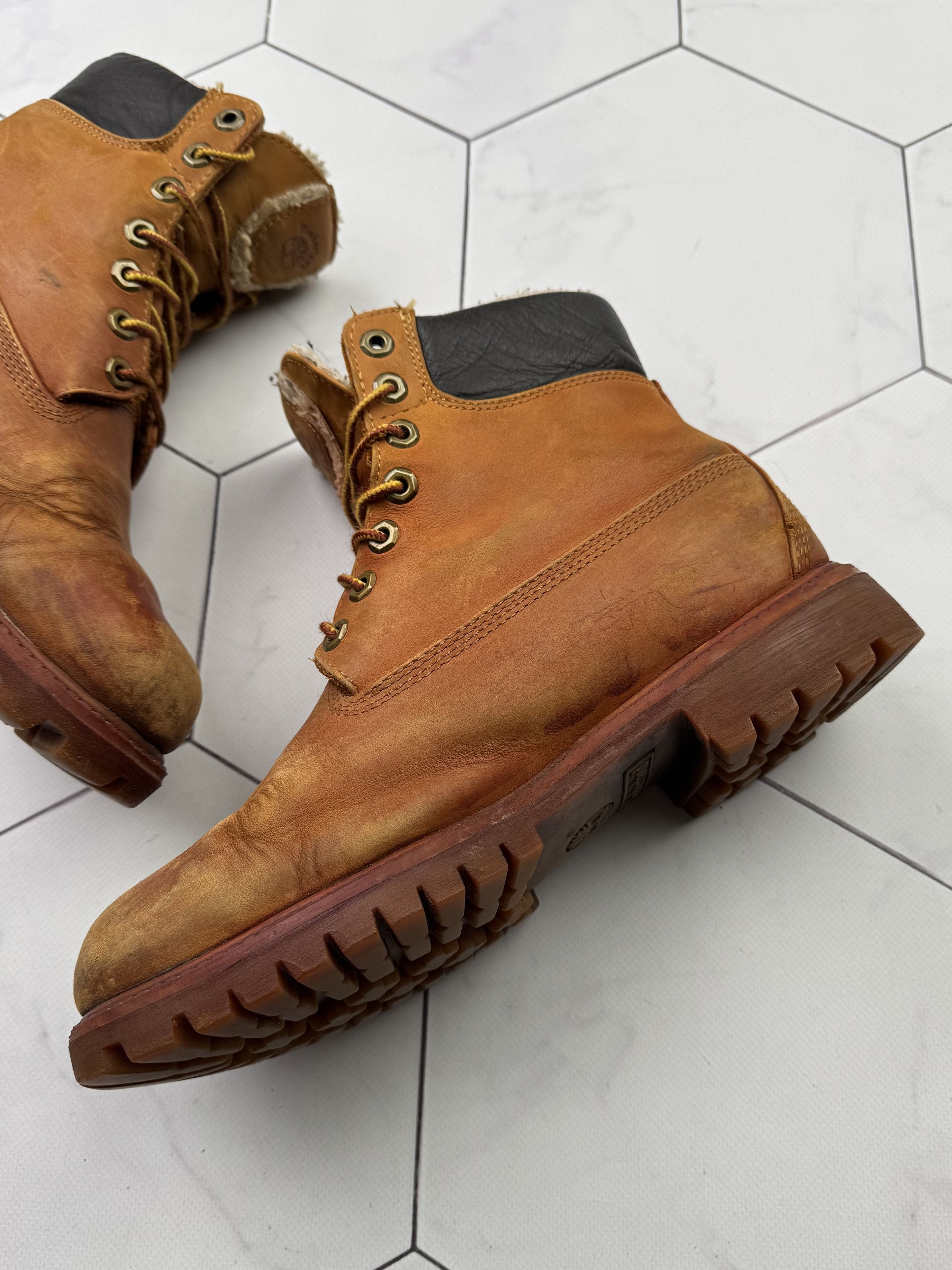 Timberland Timberland Vintage Faded Leather Boots (B562)E2 Size US 8.5 / EU 41-42 - 6 Thumbnail