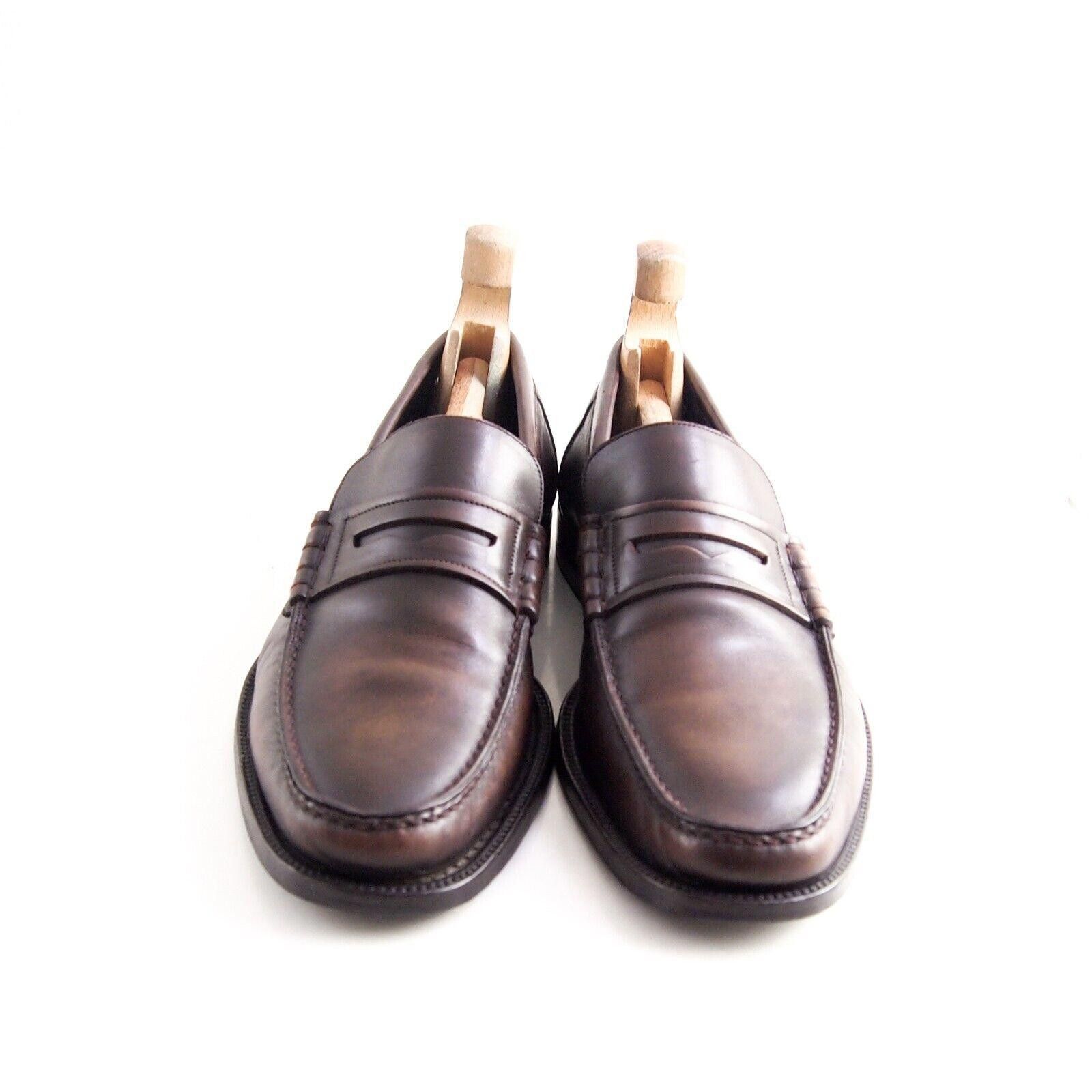 Bally Bally Cabras Penny Loafers Brown Leather EU 42.5 US 9.5 Size US 9.5 / EU 42-43 - 3 Thumbnail