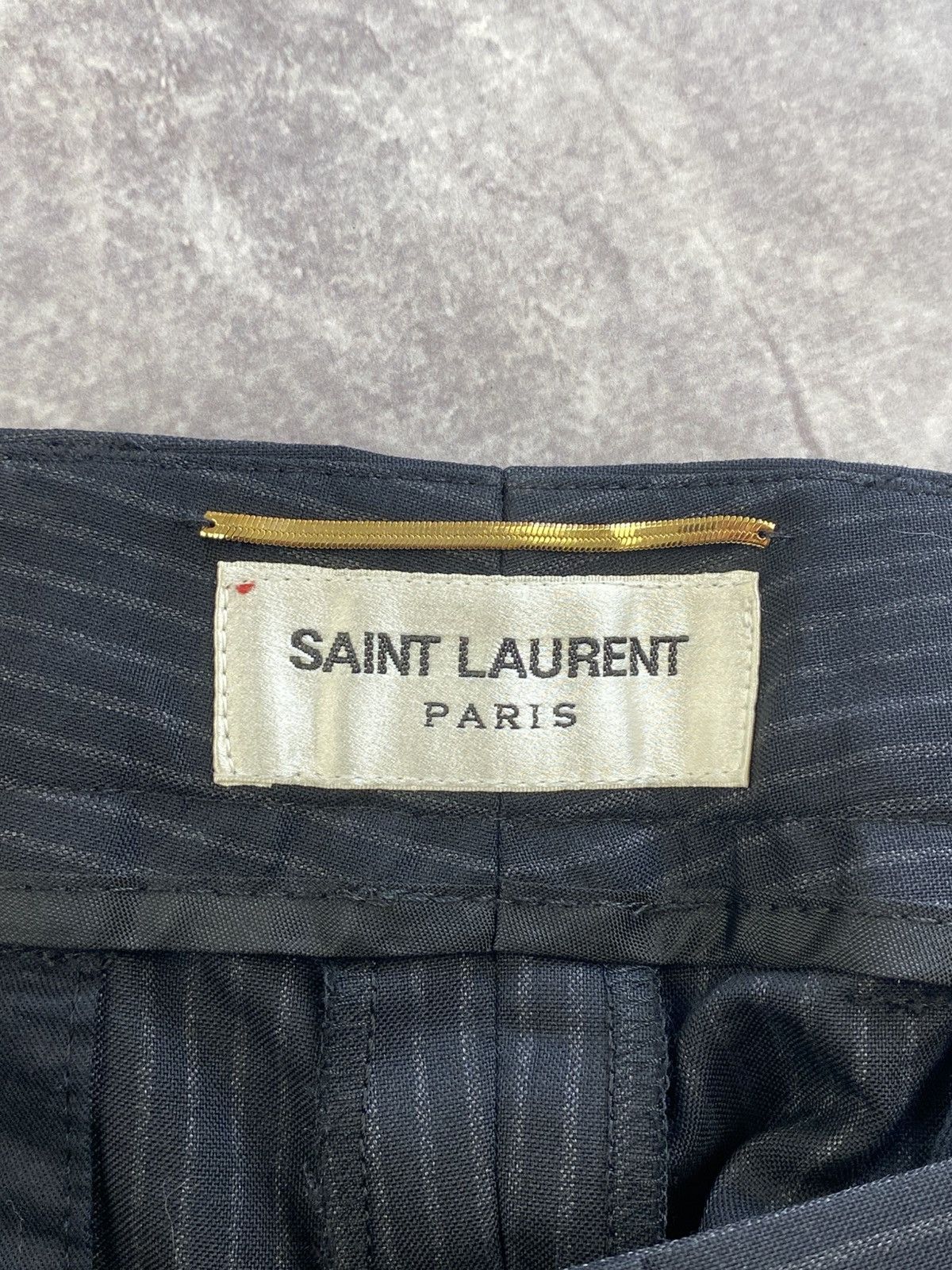 Saint Laurent Paris Saint Laurent SS2017 Anthony Vaccarello Sample Stripe Pants Size 30" / US 8 / IT 44 - 2 Thumbnail