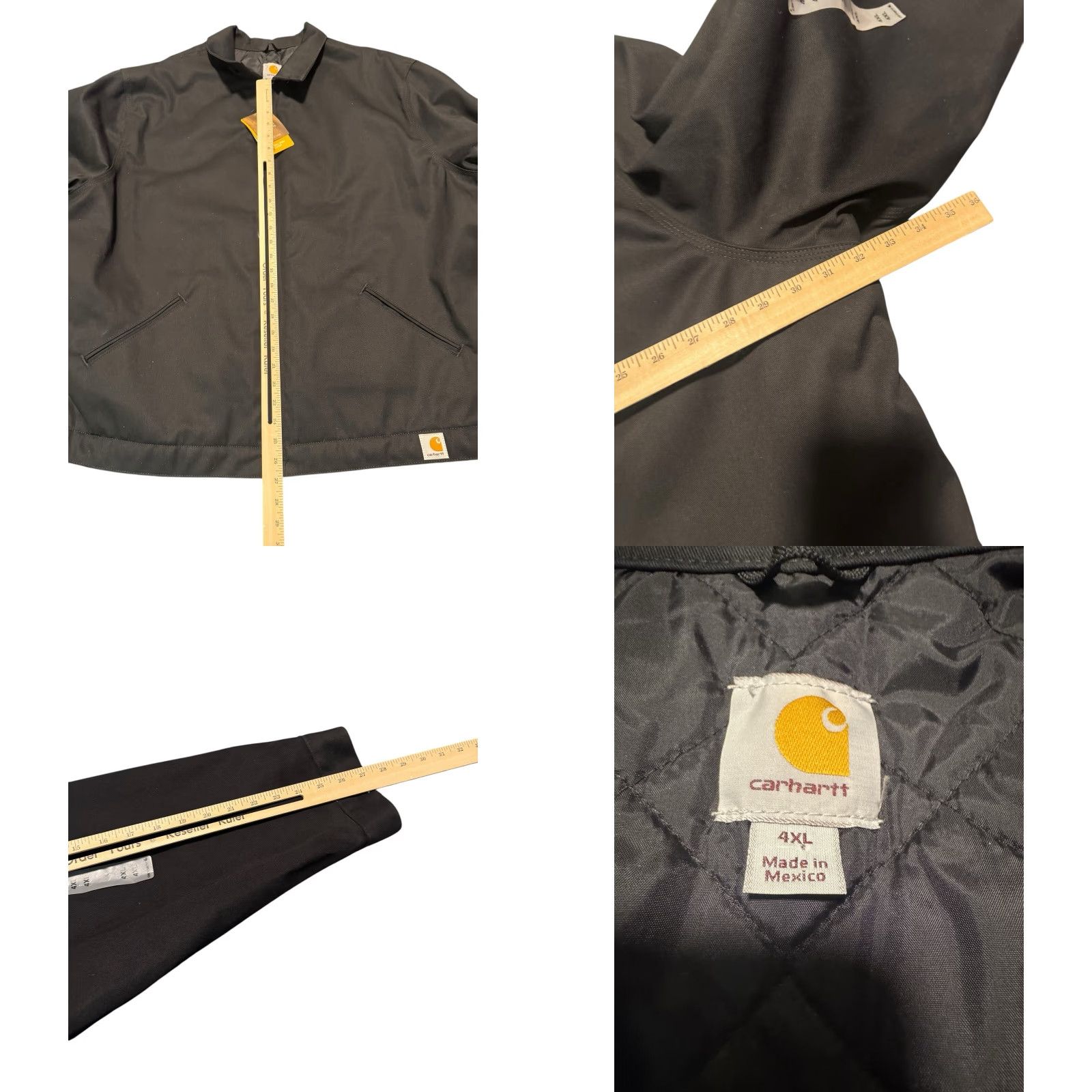Carhartt VINTAGE Carhartt Men's Workwear Lined Bomber Twill Work Jacket J293 BLK Black 4XL NWT Size US XXL / EU 58 / 5 - 9 Thumbnail
