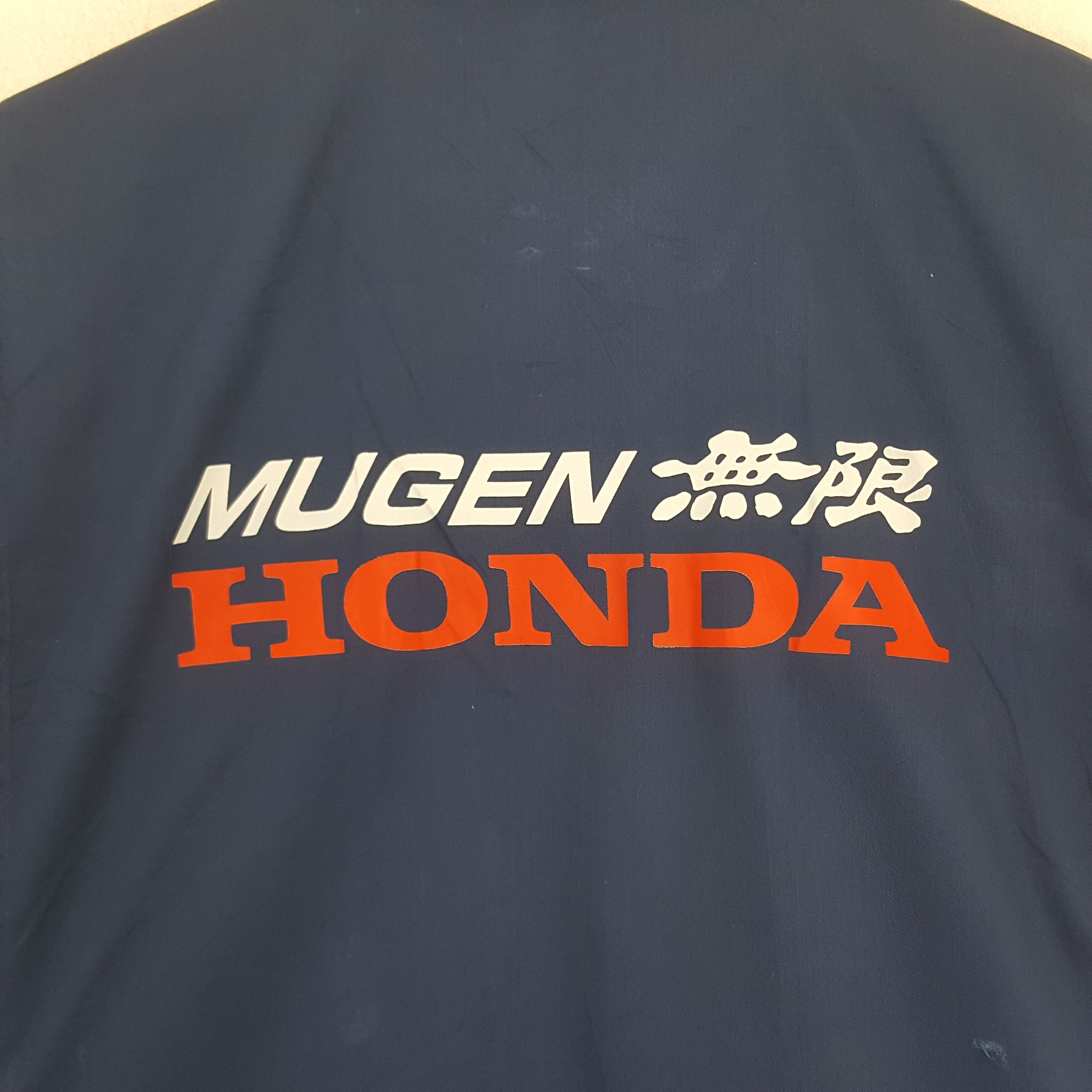 Honda × Vintage Vintage Mugen Honda Racing Custom Sport Japan Worker Jacket Size US M / EU 48-50 / 2 - 2 Thumbnail