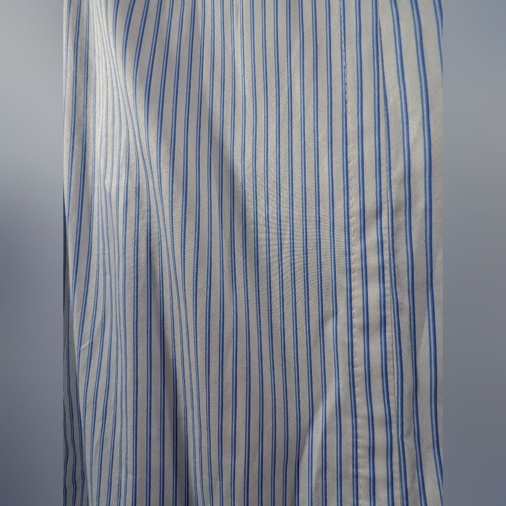 Maison Margiela Maison Martin Margiela Blue Striped Trench Coat Size S / US 4 / IT 40 - 12 Thumbnail