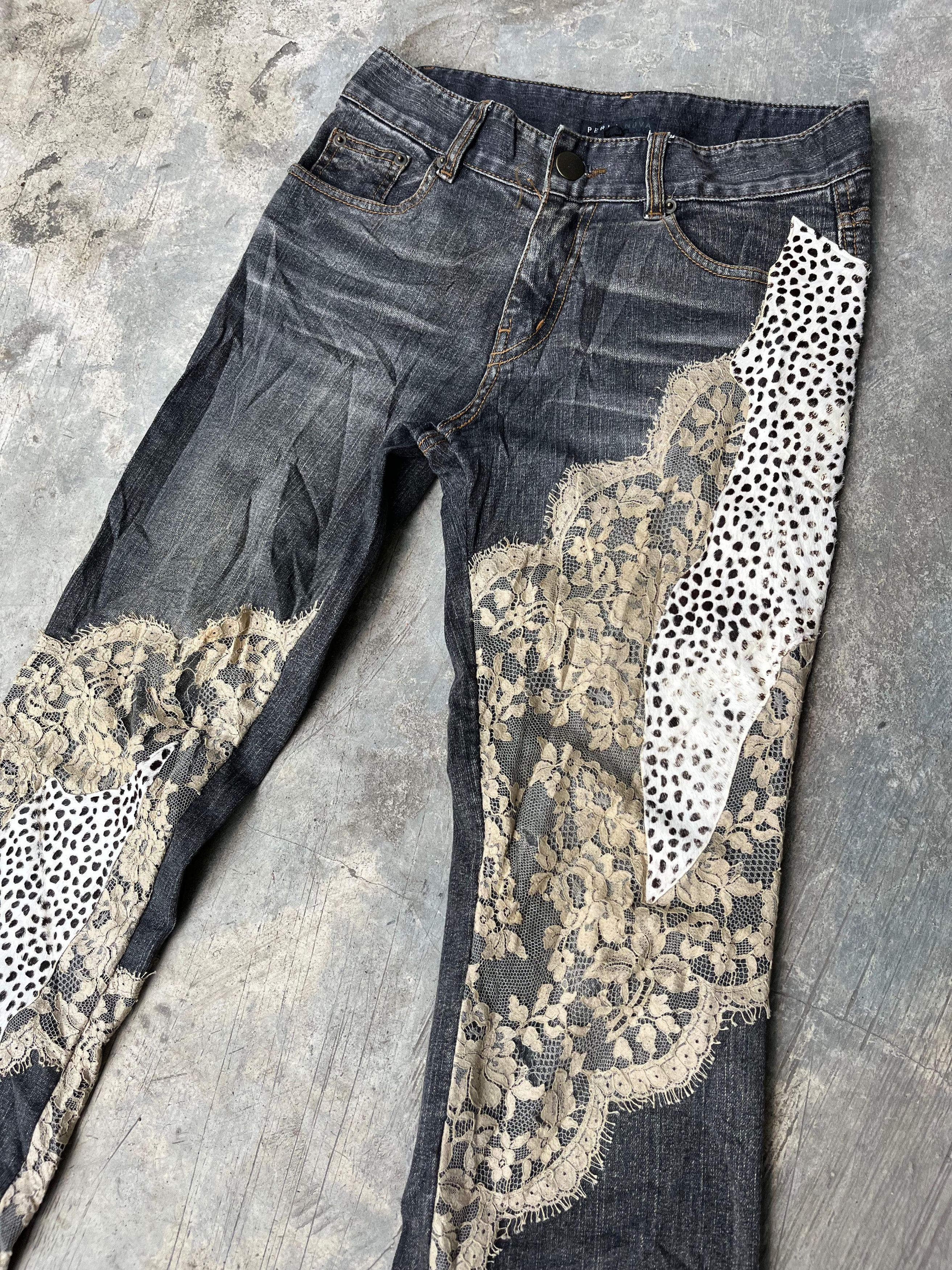 If Six Was Nine × Japanese Brand × Le Grande Bleu (L.G.B.) Perlanova Style If Six Was Nine Flared Pants Size 29" - 3 Thumbnail