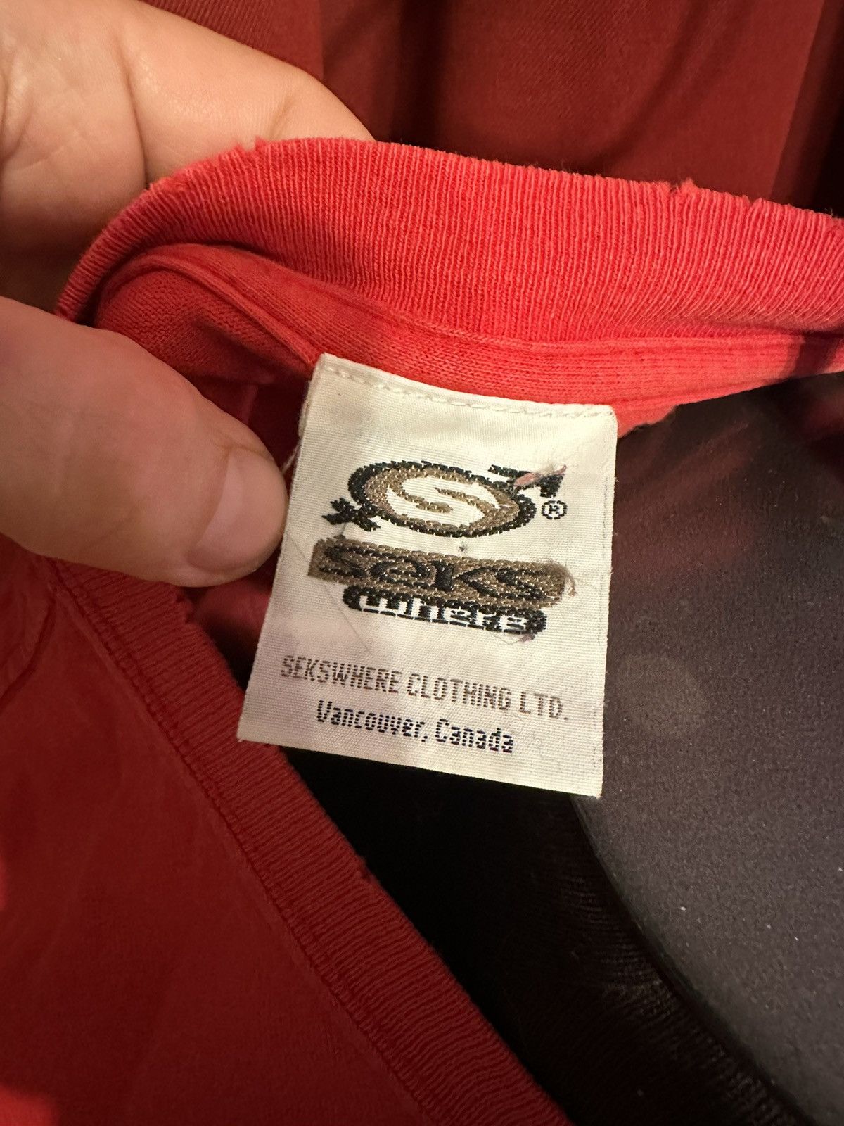Vintage Vintage Seks Where Skateboard Tshirt Y2K Hammer Grail Size US XL / EU 56 / 4 - 5 Thumbnail