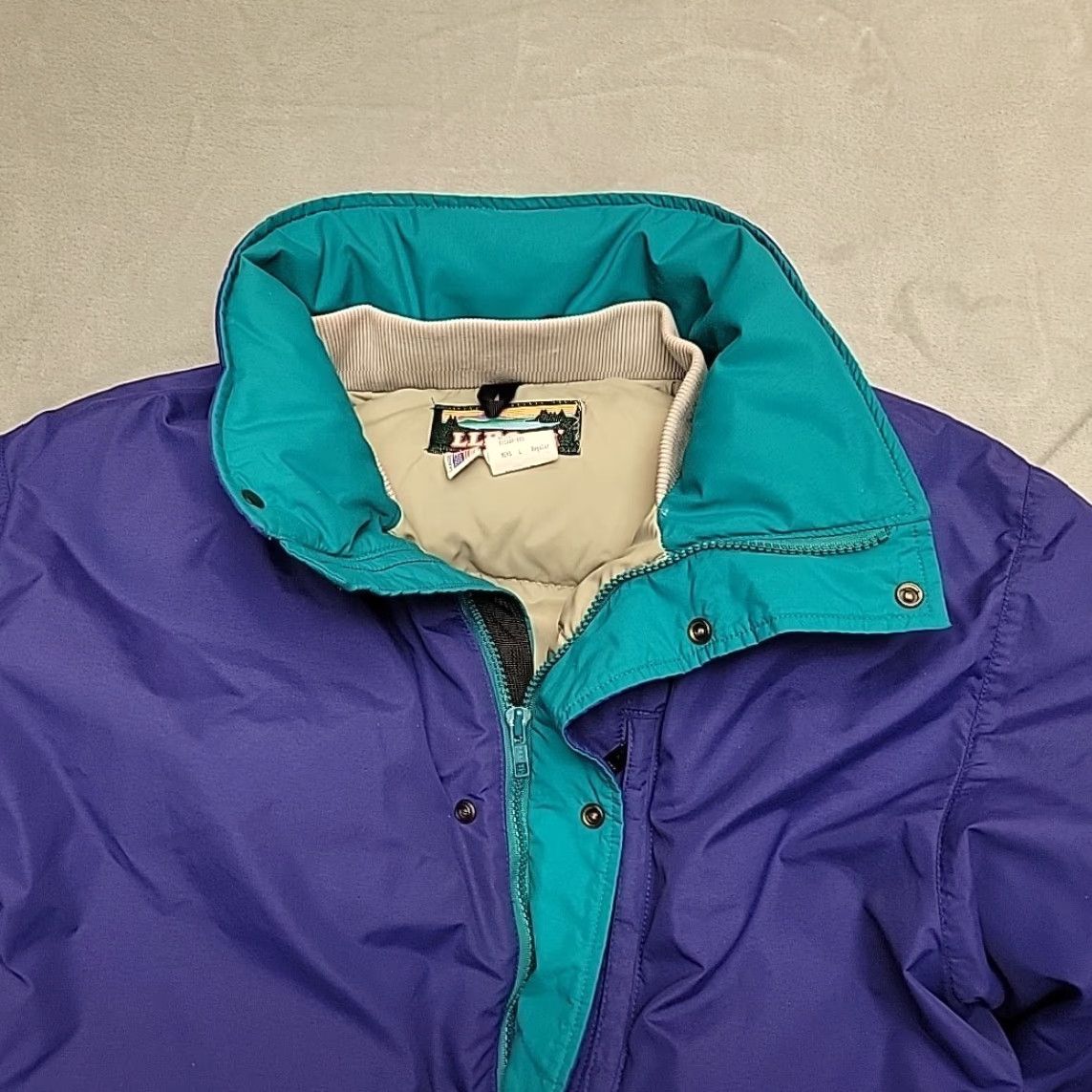 Vintage VINTAGE L.L. Bean Penobscot Parka Mens Large Blue Goose Down Quilted Puffer USA Made Size US L / EU 52-54 / 3 - 4 Thumbnail