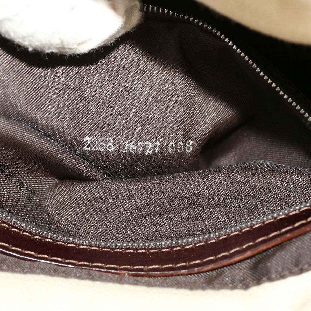 Fendi FENDI Zucca Canvas Mamma Baguette Shoulder Bag FF Beige Size ONE SIZE - 12 Thumbnail