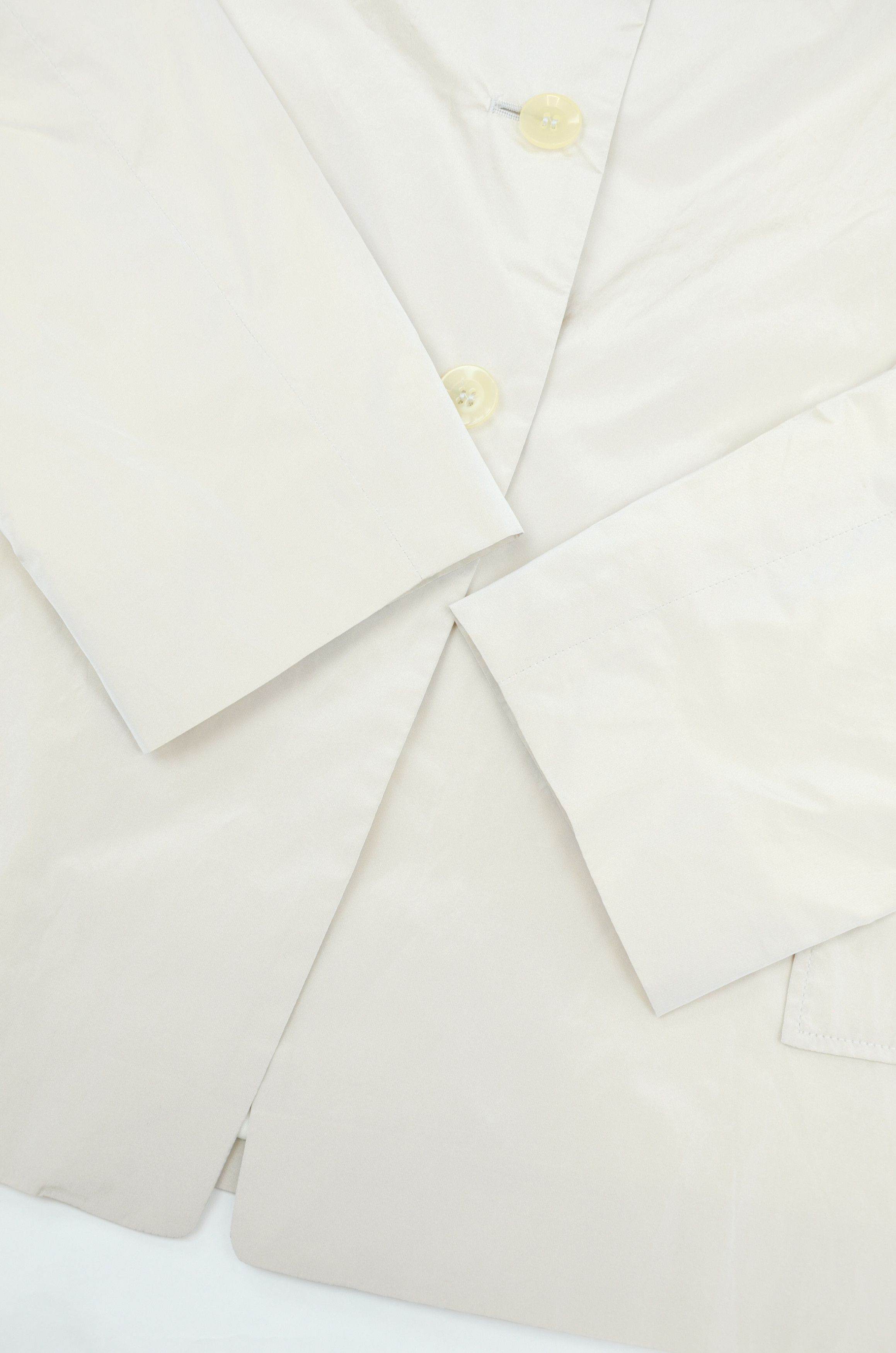 Jil Sander Jil Sander Vintage Beige Nylon Shimmer Blazer size 42 Size M / US 6-8 / IT 42-44 - 3 Thumbnail