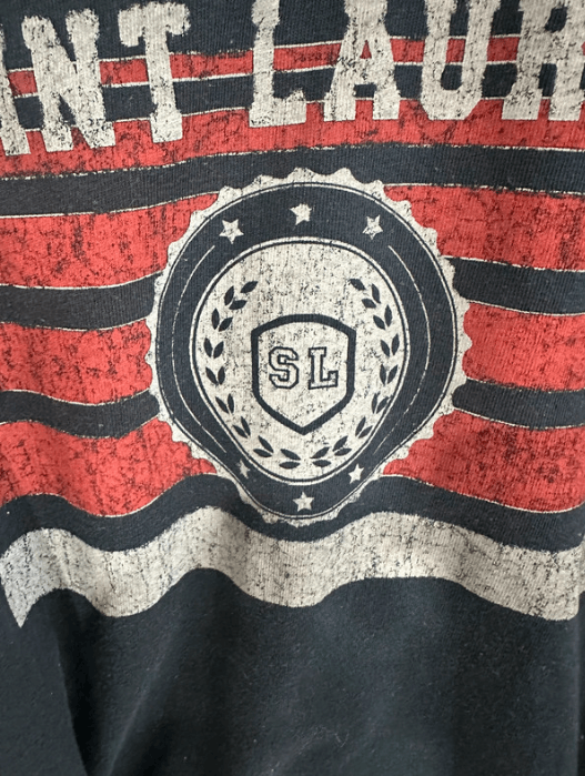Saint Laurent Paris Saint Laurent Flag Tee Size US S / EU 44-46 / 1 - 7 Thumbnail