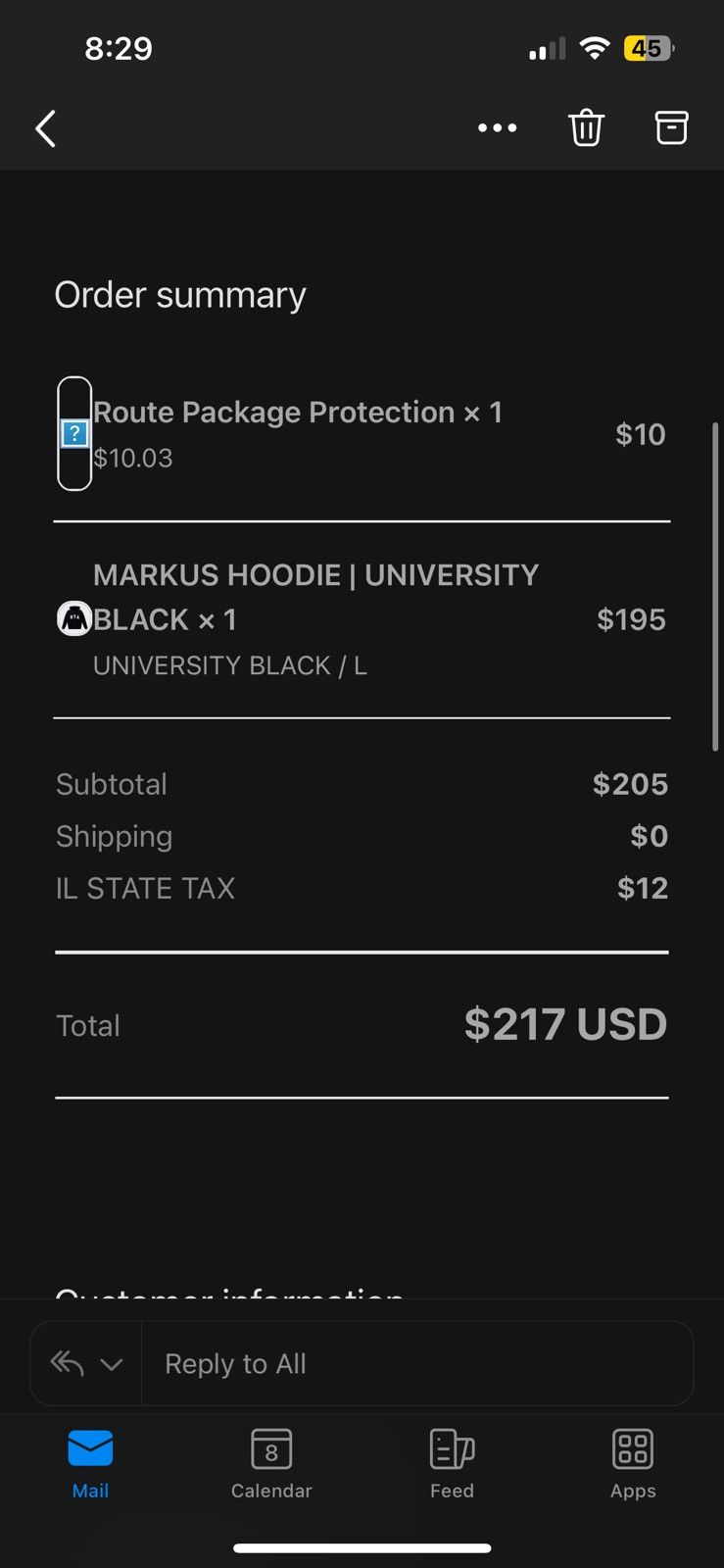 Rta Markus Hoodie Black Rta Hoodie Size US L / EU 52-54 / 3 - 7 Thumbnail