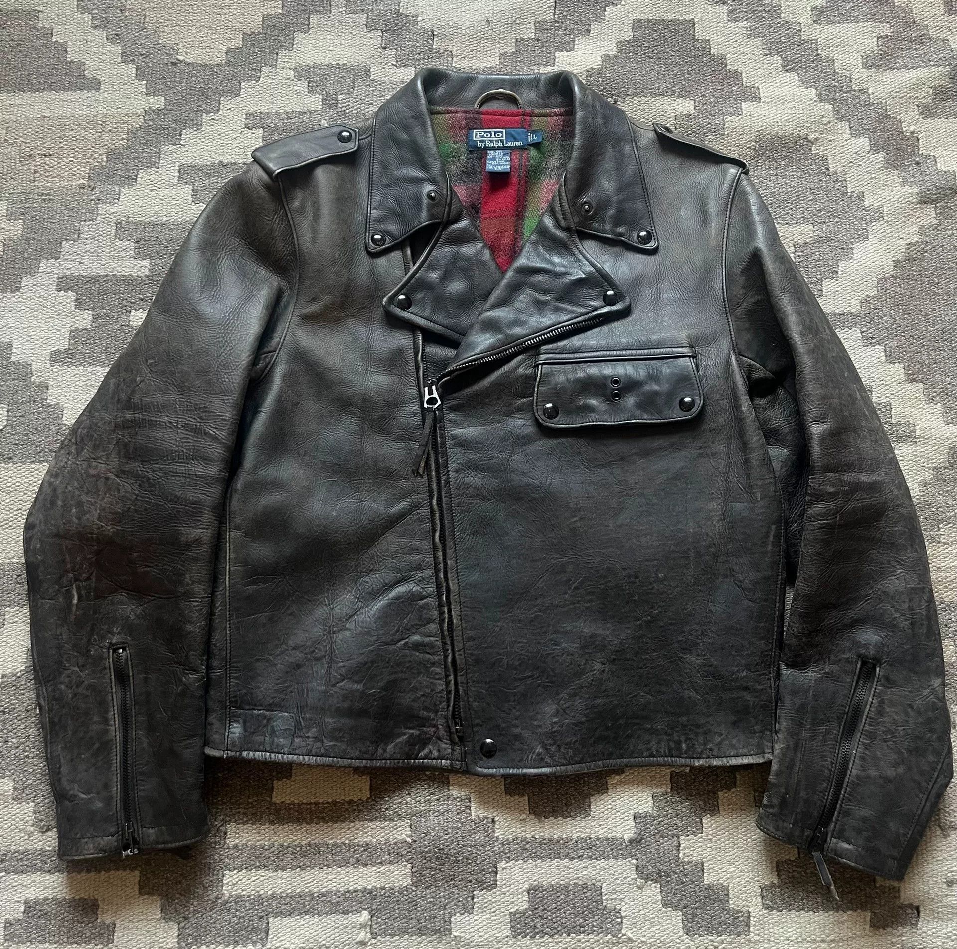 RRL Ralph Lauren Ralph Lauren BUCO Prototype Leather Jacket Size US L / EU 52-54 / 3 - 1 Thumbnail