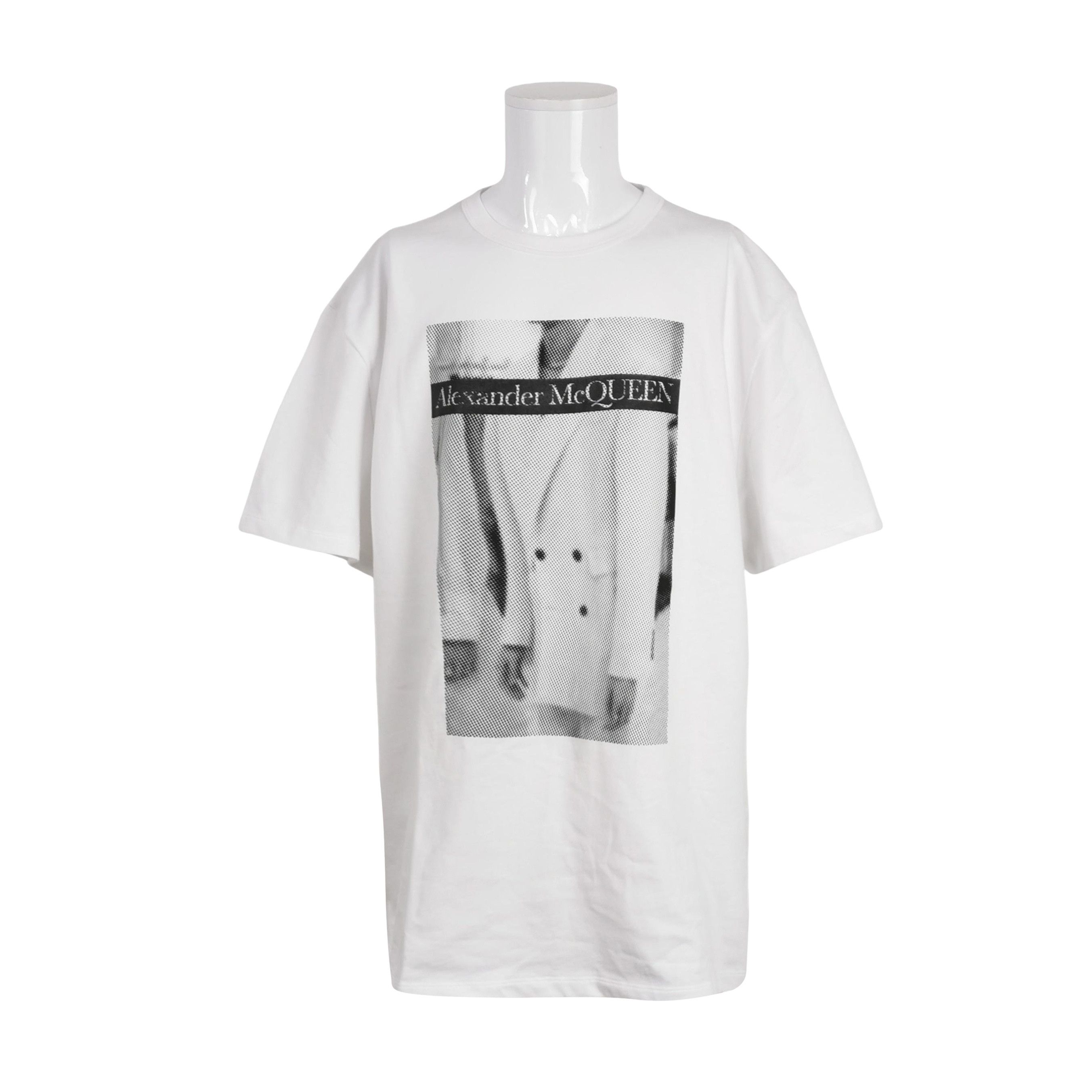 Alexander McQueen Alexander McQueen Halftone Logo Print T-Shirt XXL Size US XXL / EU 58 / 5 - 1 Thumbnail