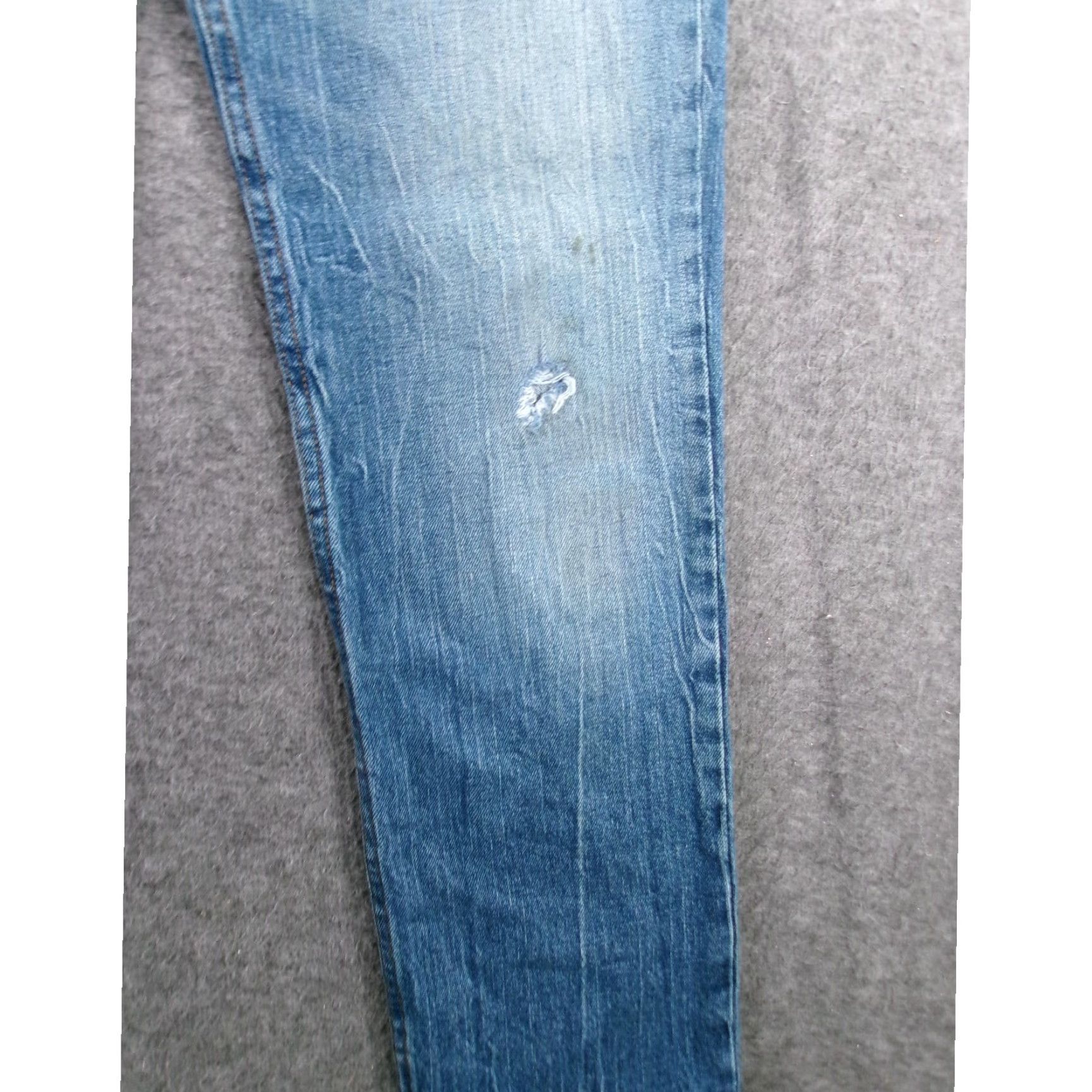 George VINTAGE George Jeans Men 32X30 Denim Workwear Slim Straight 5-Pocket Mid Rise Blue Distressed 80s 90s Grunge Mens Size US 32 / EU 48 - 5 Thumbnail