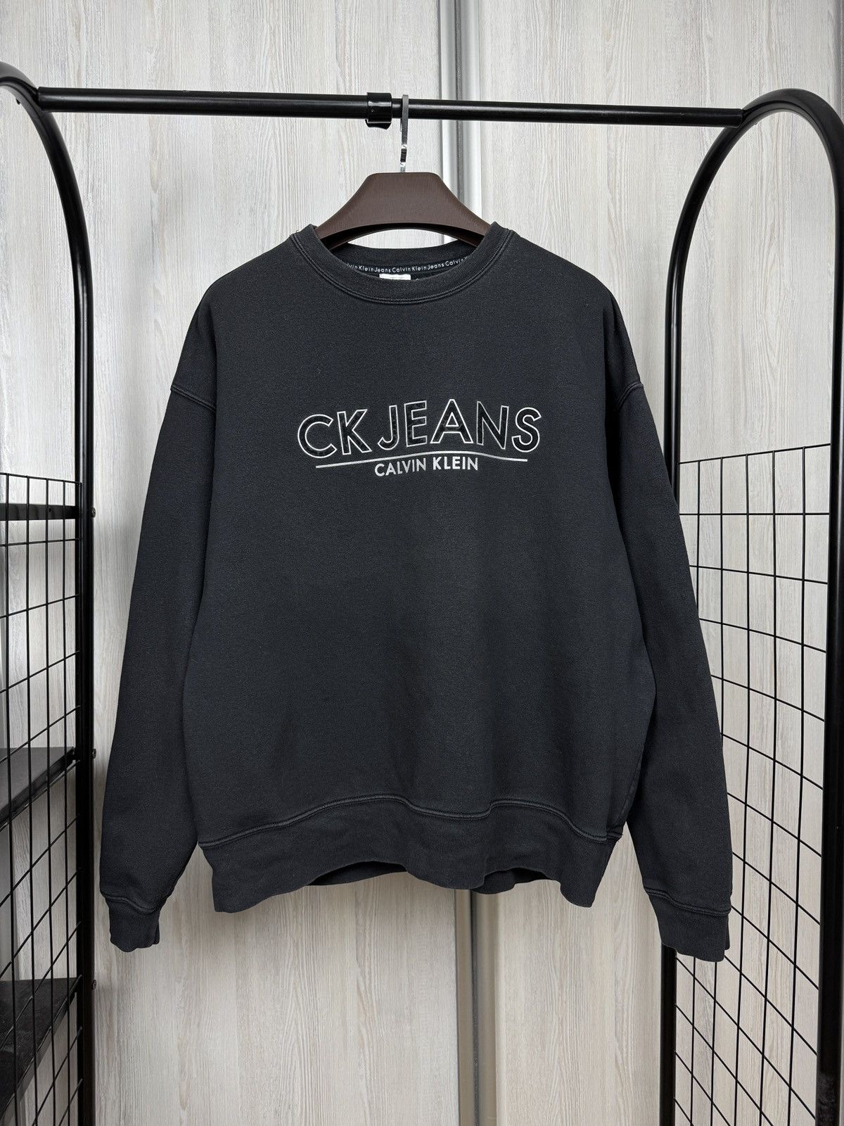 Calvin Klein Calvin Klein Jeans vintage made in USA big logo sweatshirt Size US XL / EU 56 / 4 - 3 Thumbnail