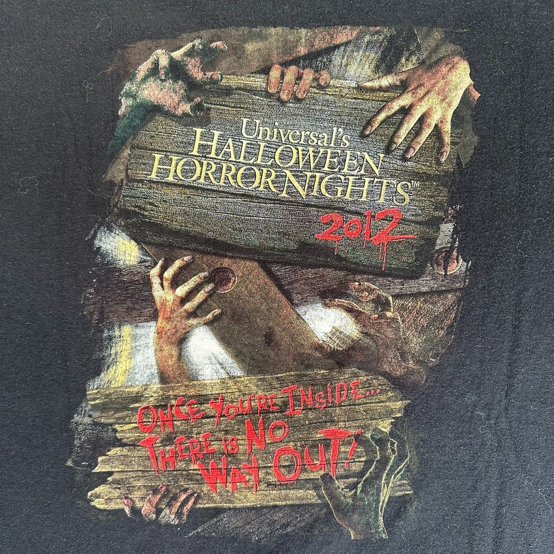 Anvil Vintage Y2K Universal Halloween Horror Nights Staff T-Shirt Size US L / EU 52-54 / 3 - 2 Thumbnail