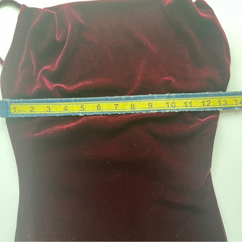 Lulus Lulus Women's Cowl Neck Velvet Red Cocktail Dress XS X-Small Size XS / US 0-2 / IT 36-38 - 7 Thumbnail