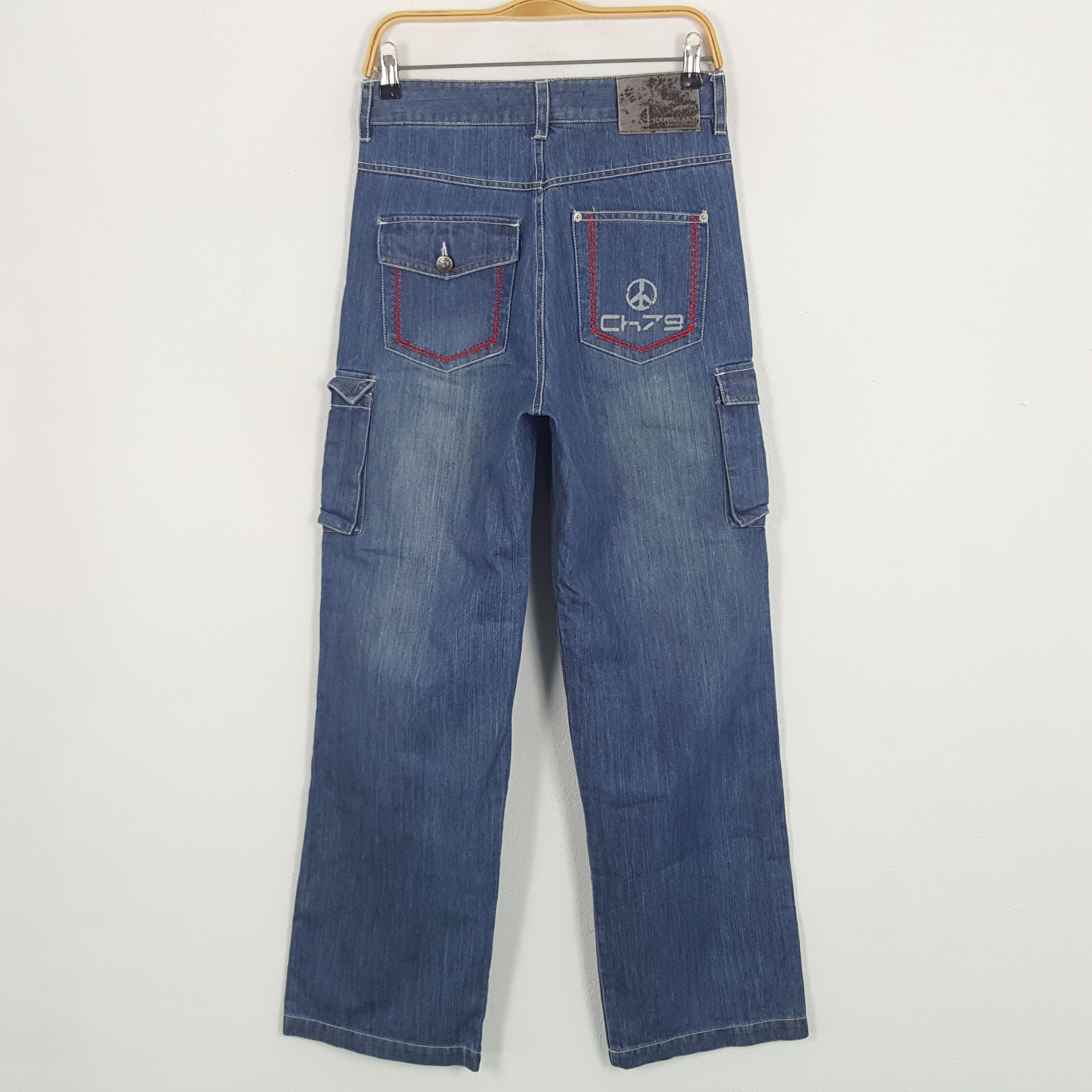 Karl Kani × Vintage Vintage Karl Kani CH79 Cargo Denim Jeans Size US 27 - 4 Thumbnail