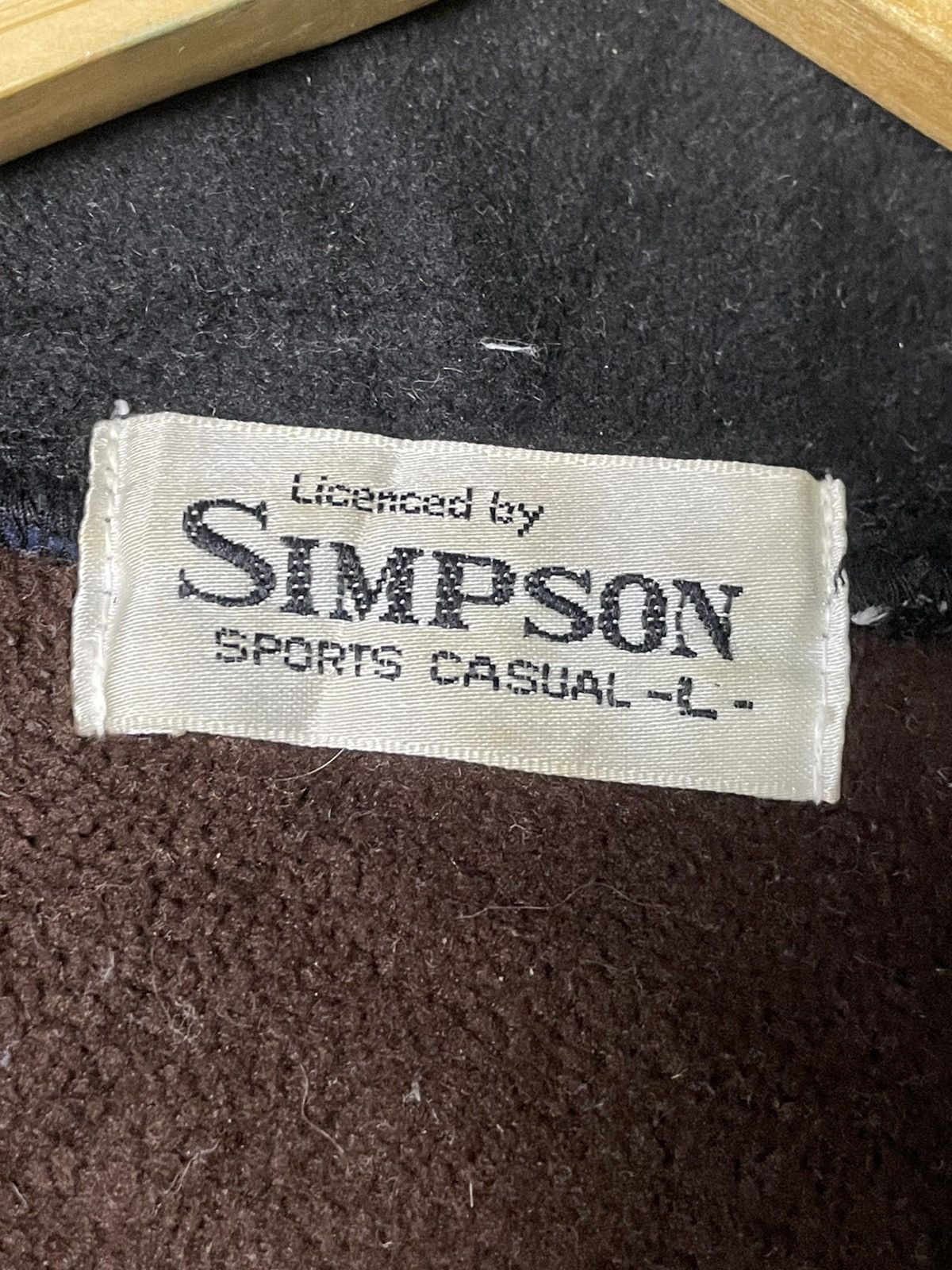 Japanese Brand × Vintage SIMPSON Sport Casual Fleece Zipper Vests (79) Size US L / EU 52-54 / 3 - 7 Thumbnail