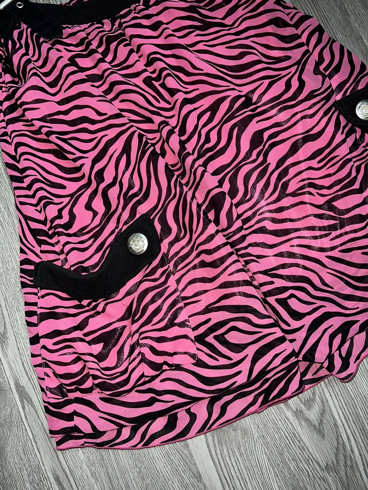 Japanese Brand Colza Pink zebra pumpkin punk dress 🦓💗 Size ONE SIZE - 9 Thumbnail