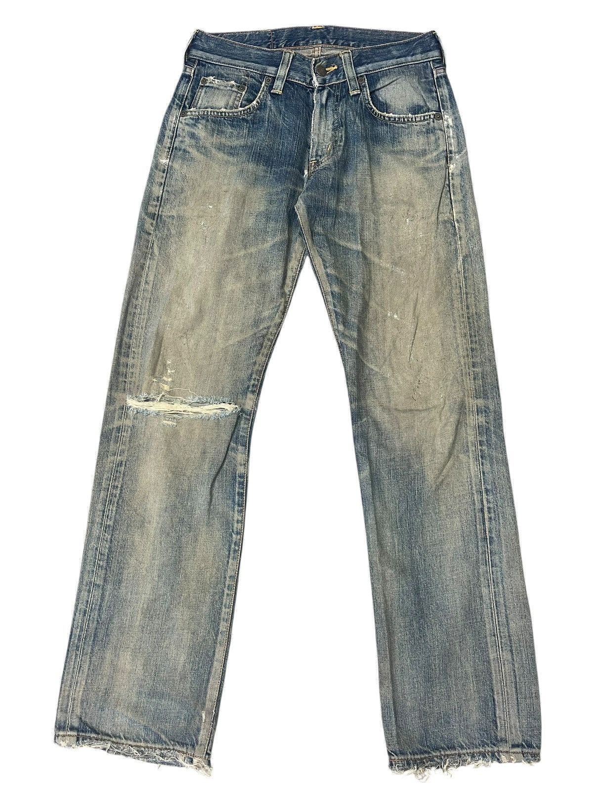 Edwin Vintage Edwin 503 Faded Distressed Jeans Streetwear Size US 30 / EU 46 - 1 Thumbnail