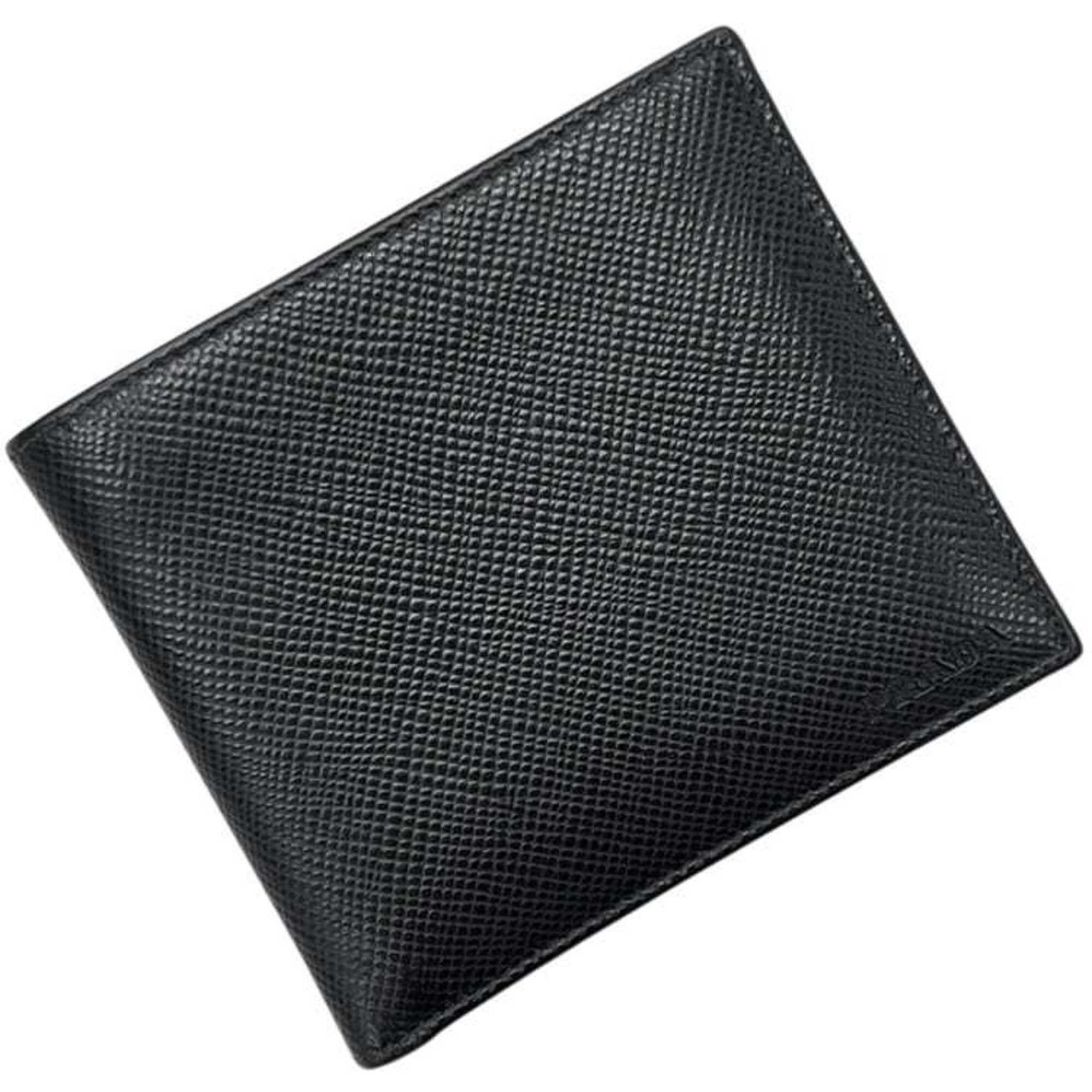 Prada Prada bi-fold wallet, black (NERO), 2MO738, Saffiano leather, CUIR 62 A PRADA Size ONE SIZE - 1 Thumbnail