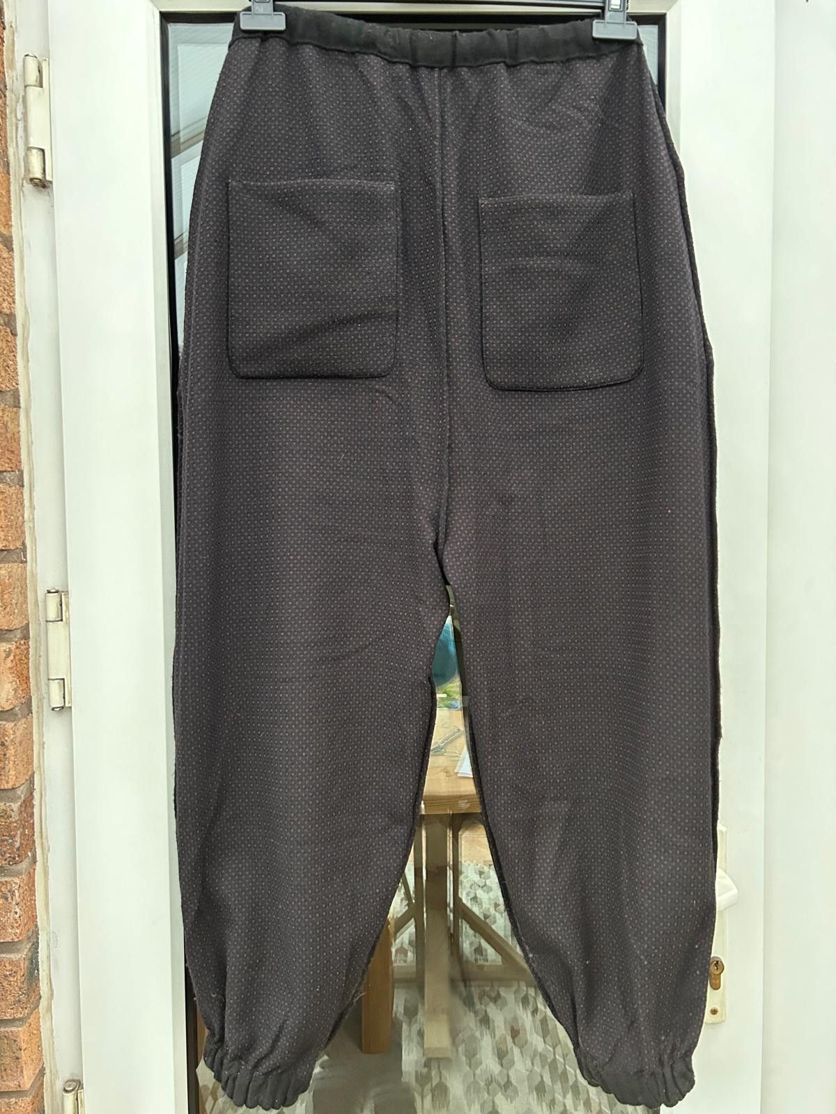 Marvielab Oversized Reversible Polka Dot Wool Pants Size US 32 / EU 48 - 2 Thumbnail