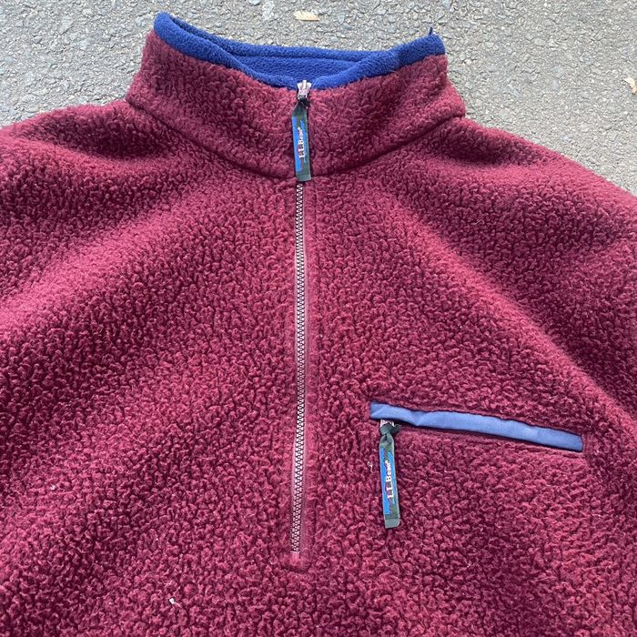 Patagonia Vintage 80s LL Bean Deep Pile Fleece Made In USA Large Grailed