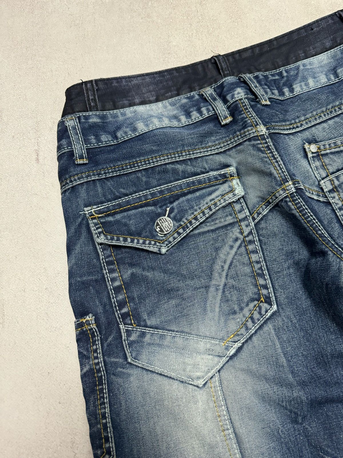 If Six Was Nine × Japanese Brand Vintage Okishama Samoki Jeans Japanese Denim Pants Opium Y2K Size US 32 / EU 48 - 12 Thumbnail