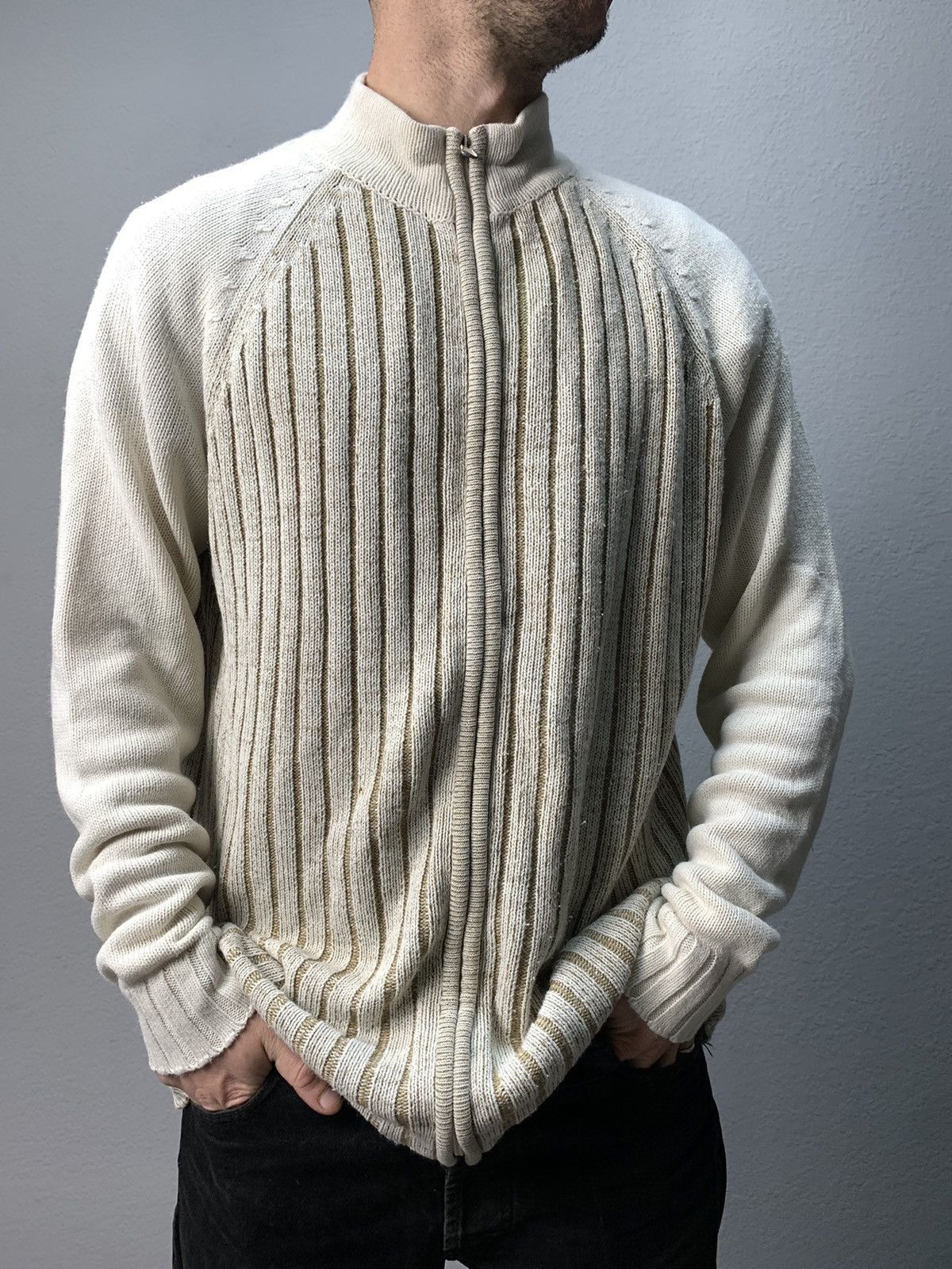 Diesel × Japanese Brand Vintage Y2K Diesel Distressed Faded Effect sweater skulls Size US L / EU 52-54 / 3 - 1 Thumbnail