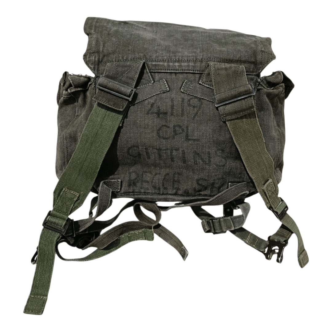 Vintage Vintage 60s British army green canvas packbag rucksack Size ONE SIZE - 2 Thumbnail