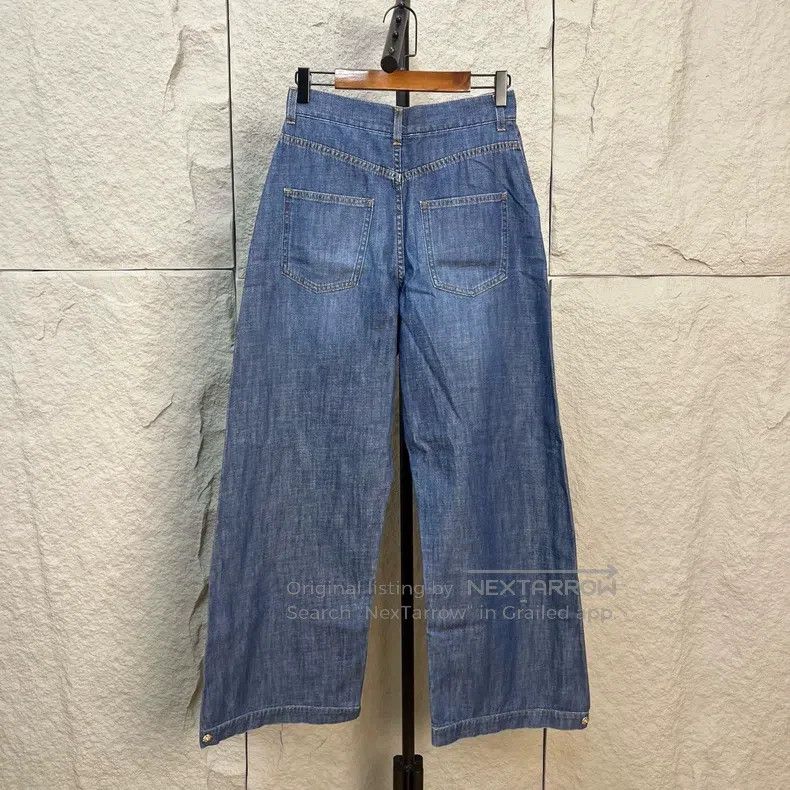 Loewe Loewe High Waisted Straight Washed Jeans Size 42" / US 20 - 2 Thumbnail