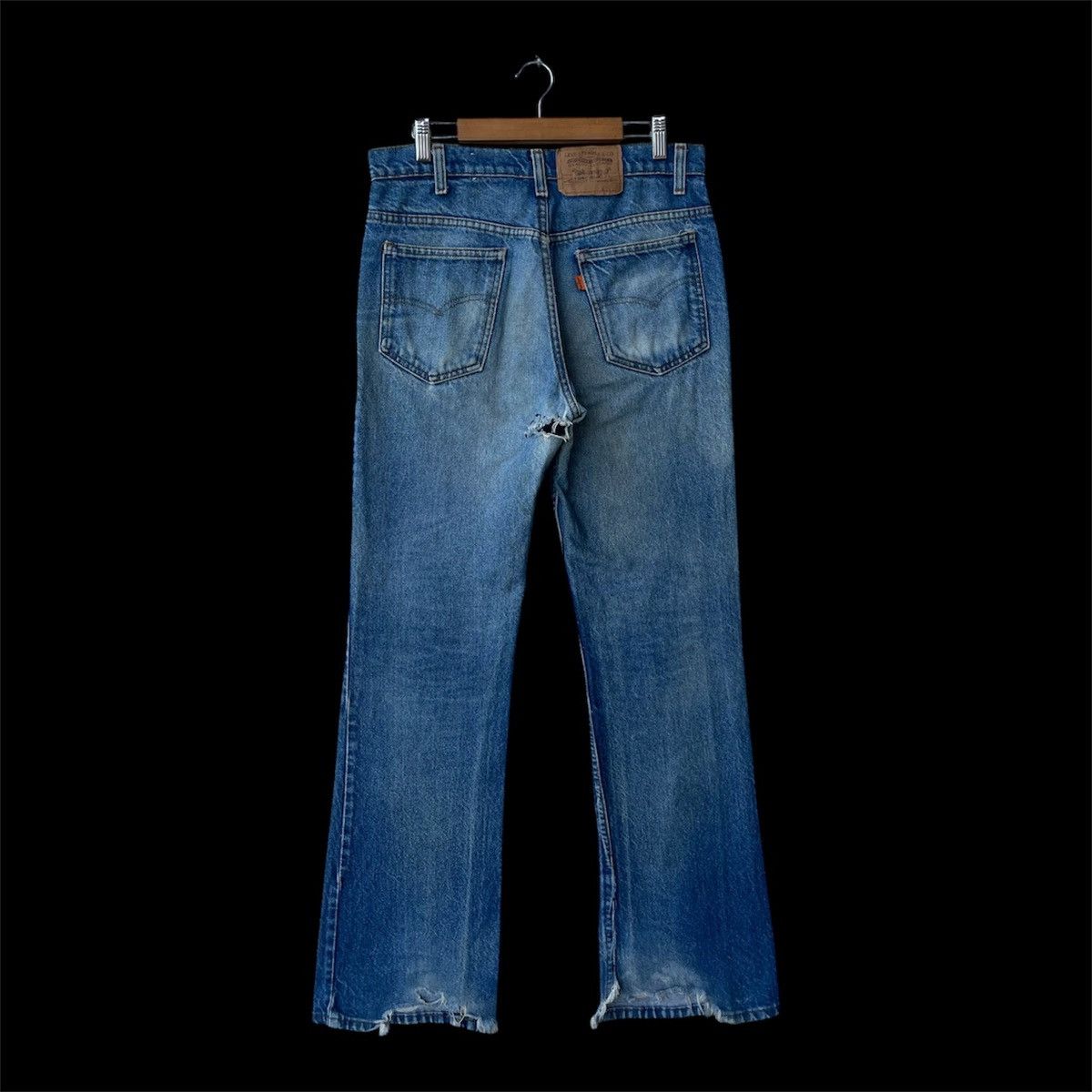 Levi's Thrashed Crotch Rip / Blowout Levi’s 517 Flared Bella Hadid Size US 32 / EU 48 - 2 Thumbnail