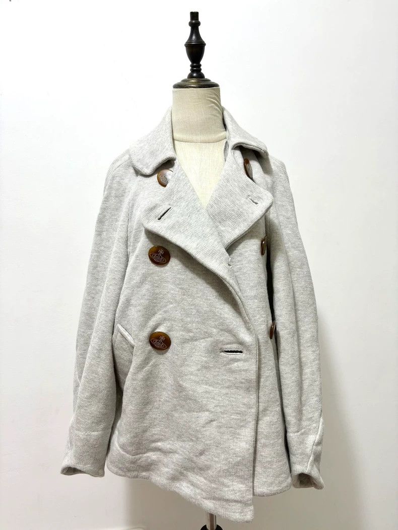 Vivienne Westwood Vivienne Westwood A brown double-row Saturn buckle jacket Size M / US 6-8 / IT 42-44 - 3 Thumbnail