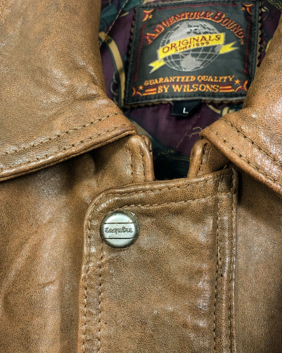 Wilsons Leather Rare Vintage Wilsons Leather Jacket Size US L / EU 52-54 / 3 - 7 Thumbnail