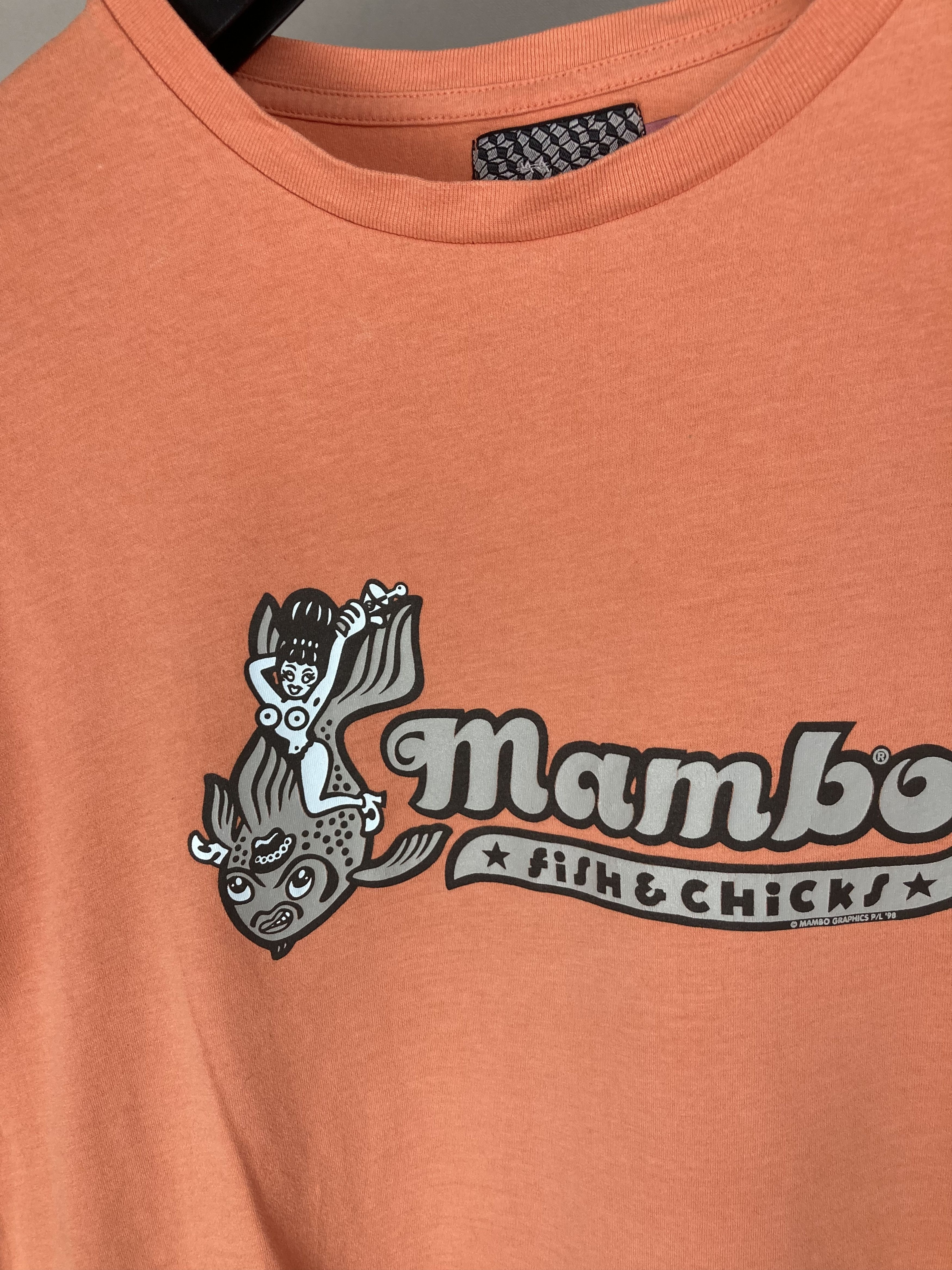 Mambo Mambo 1997 Fish&Chicks Vintage Graphic Art Crewneck Tshirt Size US M / EU 48-50 / 2 - 3 Thumbnail