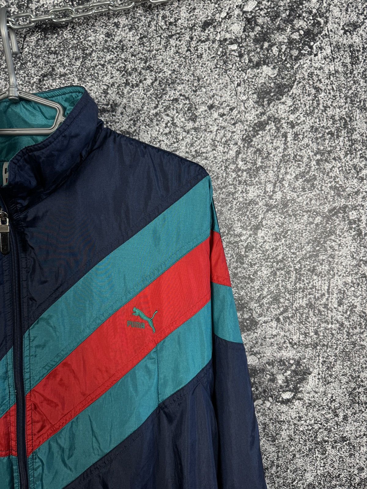 Puma Puma Vintage 90s Track Nylon Jacket Streetwear Retro Size M Size US M / EU 48-50 / 2 - 2 Thumbnail