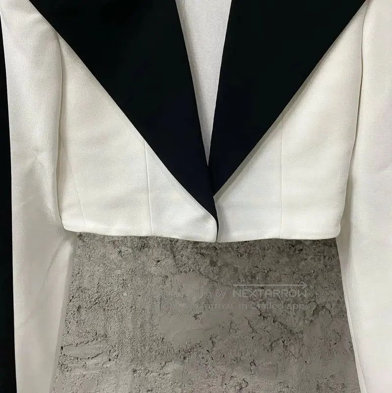 Balmain Balmain Women's Color Blocked Cropped Jacket . Size XXS / US 00 / IT 34 - 4 Thumbnail