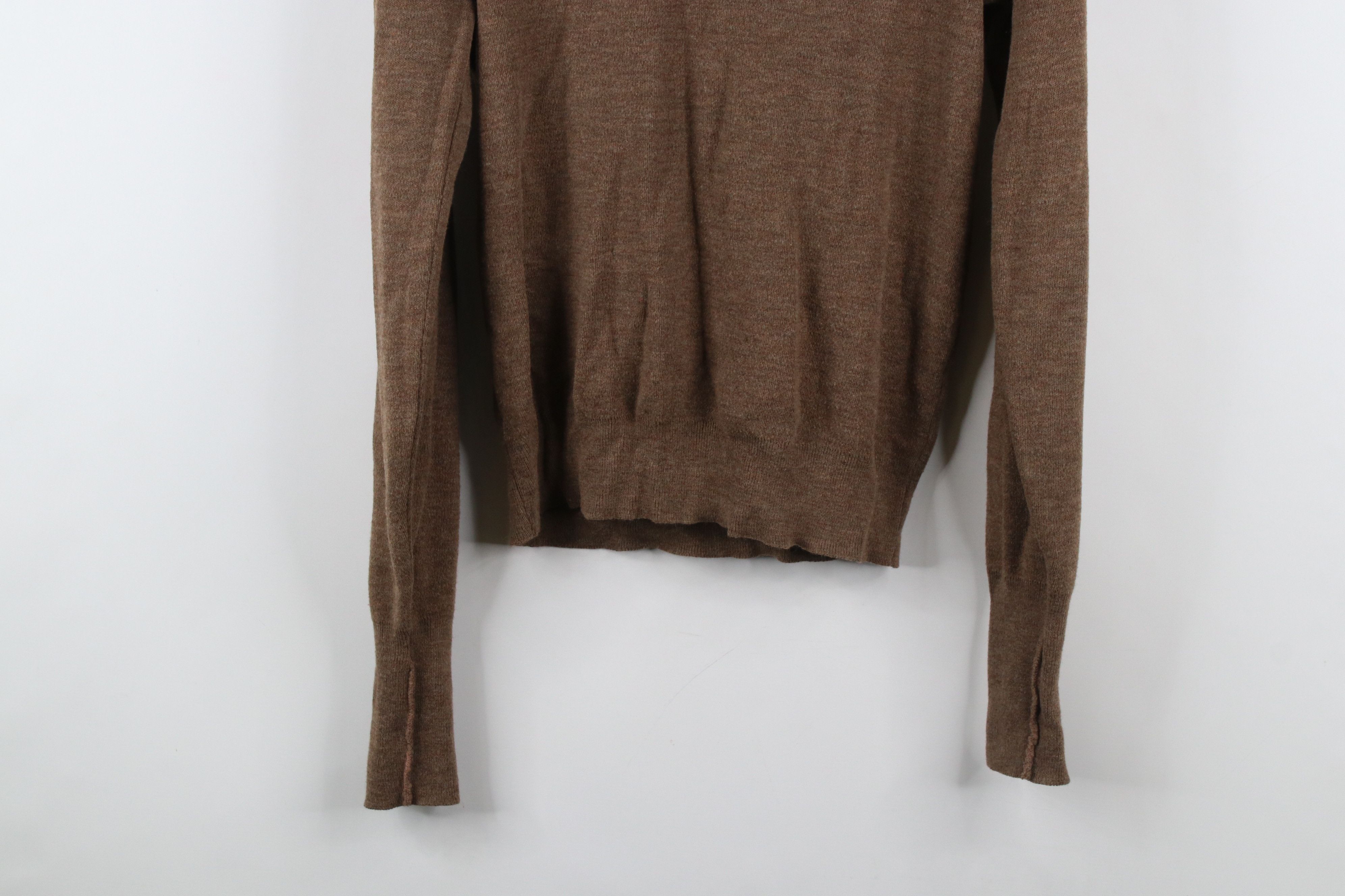Vintage Vintage 70s Streetwear Equestrian V-Neck Sweater Brown USA Size US M / EU 48-50 / 2 - 10 Thumbnail
