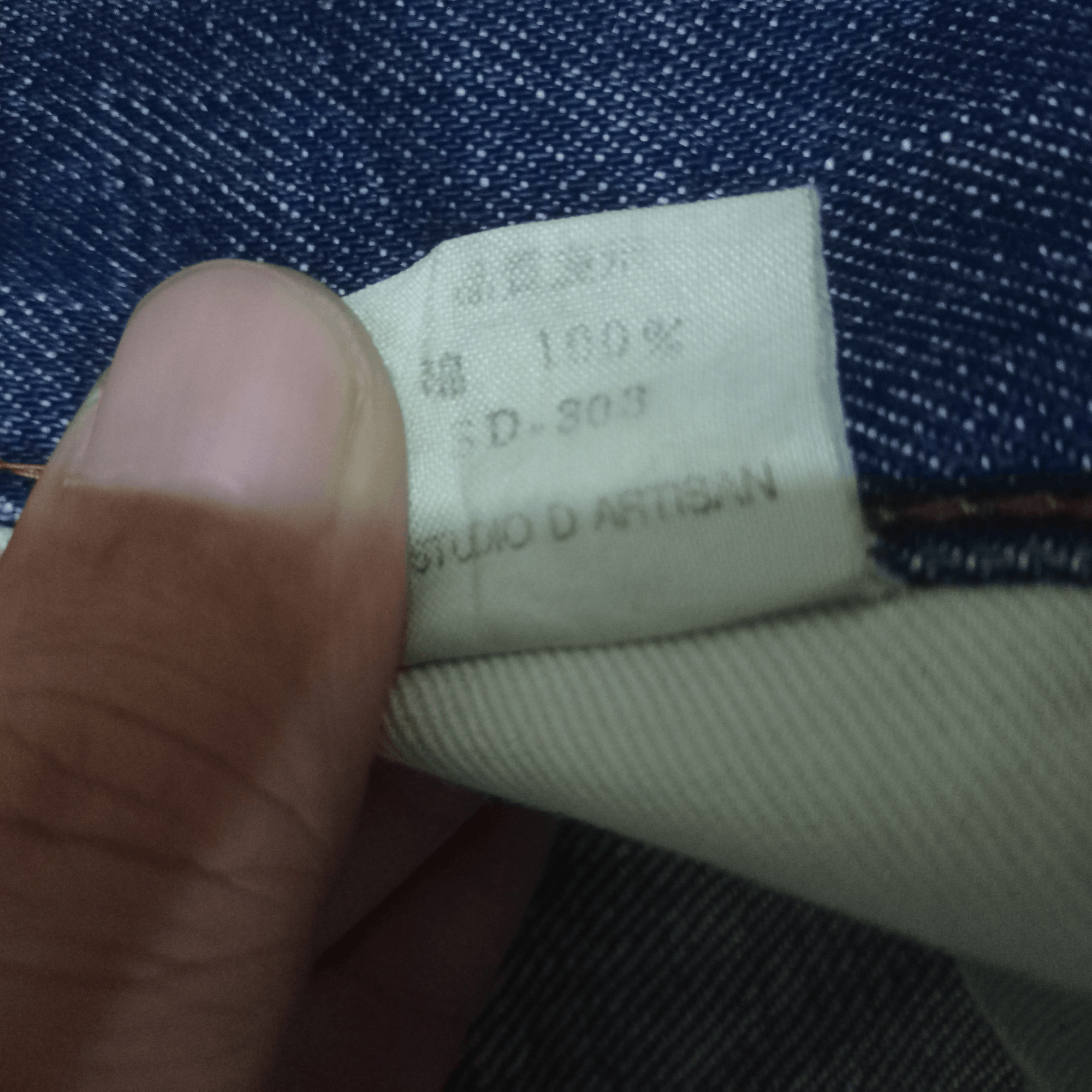 Studio D'Artisan Vintage Studio D'Artisan Japanese Selvedge Baggy Style Jeans Size US 32 / EU 48 - 9 Thumbnail