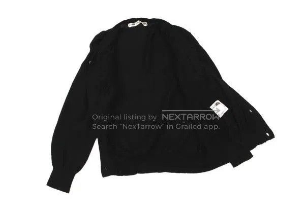 Comme des Garcons Comme Des Garcons Black Retro Knit Design Top Size M / US 6-8 / IT 42-44 - 4 Thumbnail